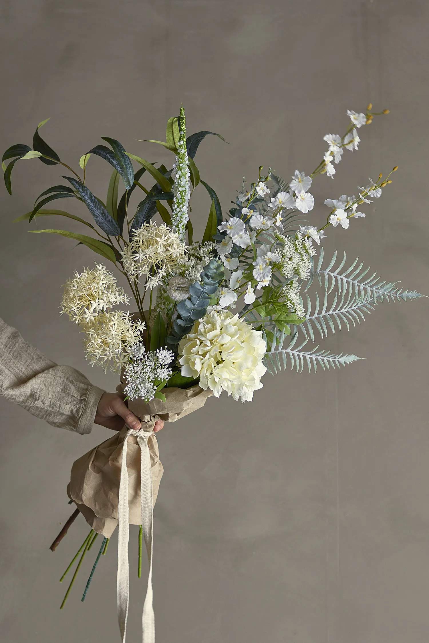 Bloomingville Kunstige blomster Kunstig Buket - Symphonie i Hvid, 2