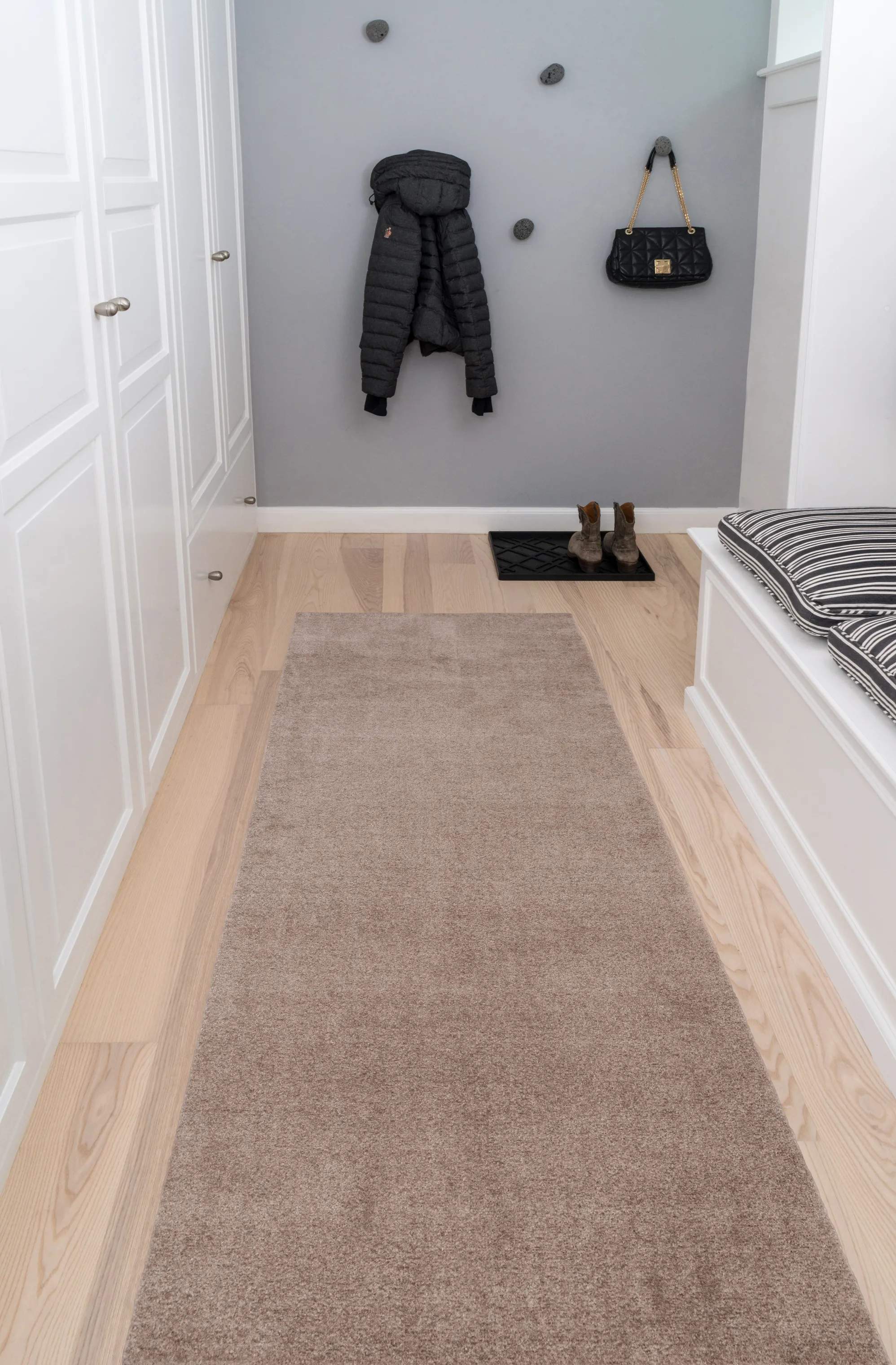 Tica Copenhagen Gulvtæpper Uni Color Gulvtæppe i Beige/sand , B90 x L200 cm, 4