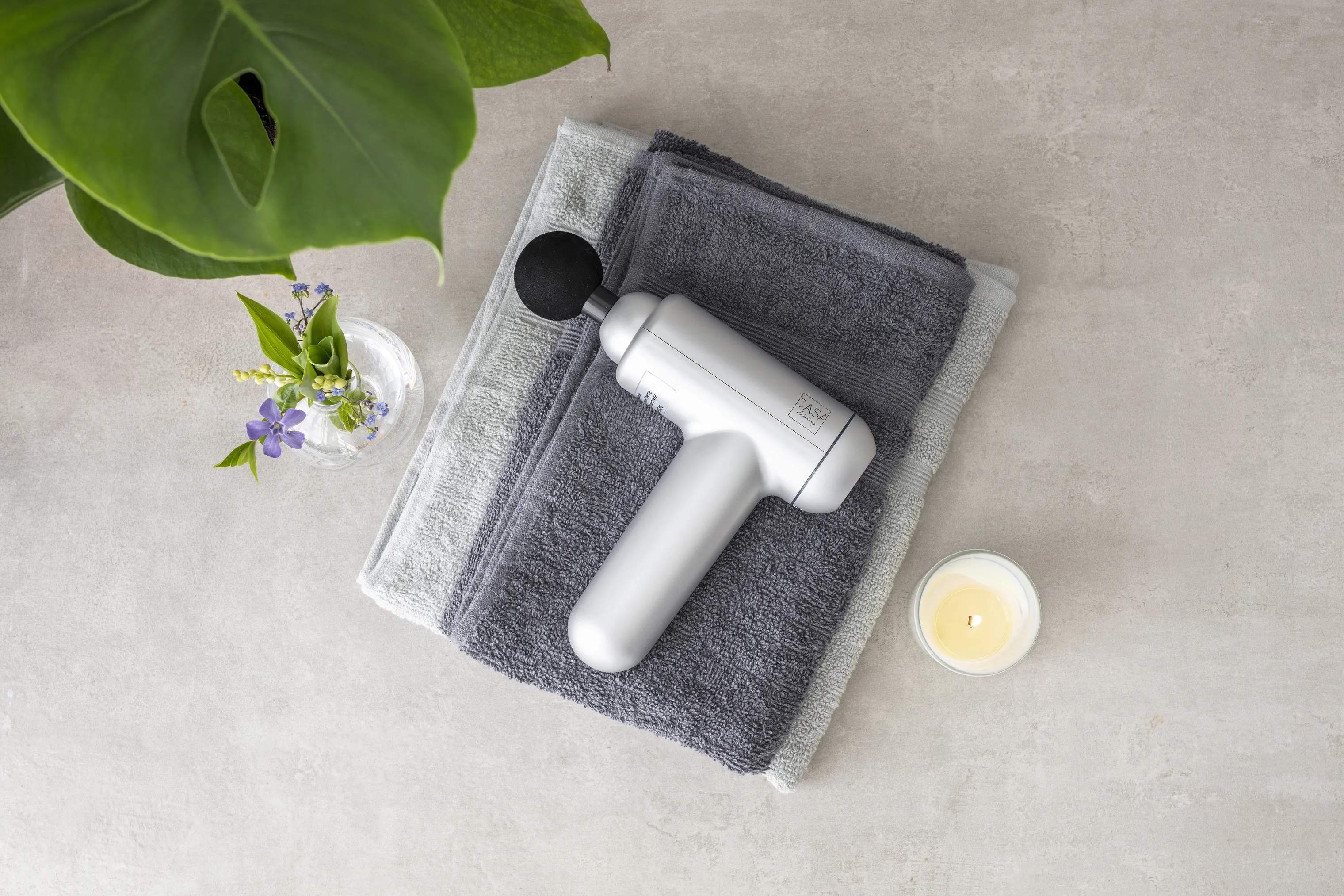 CASA Living Massageapparater Massagepistol i Grå, 2