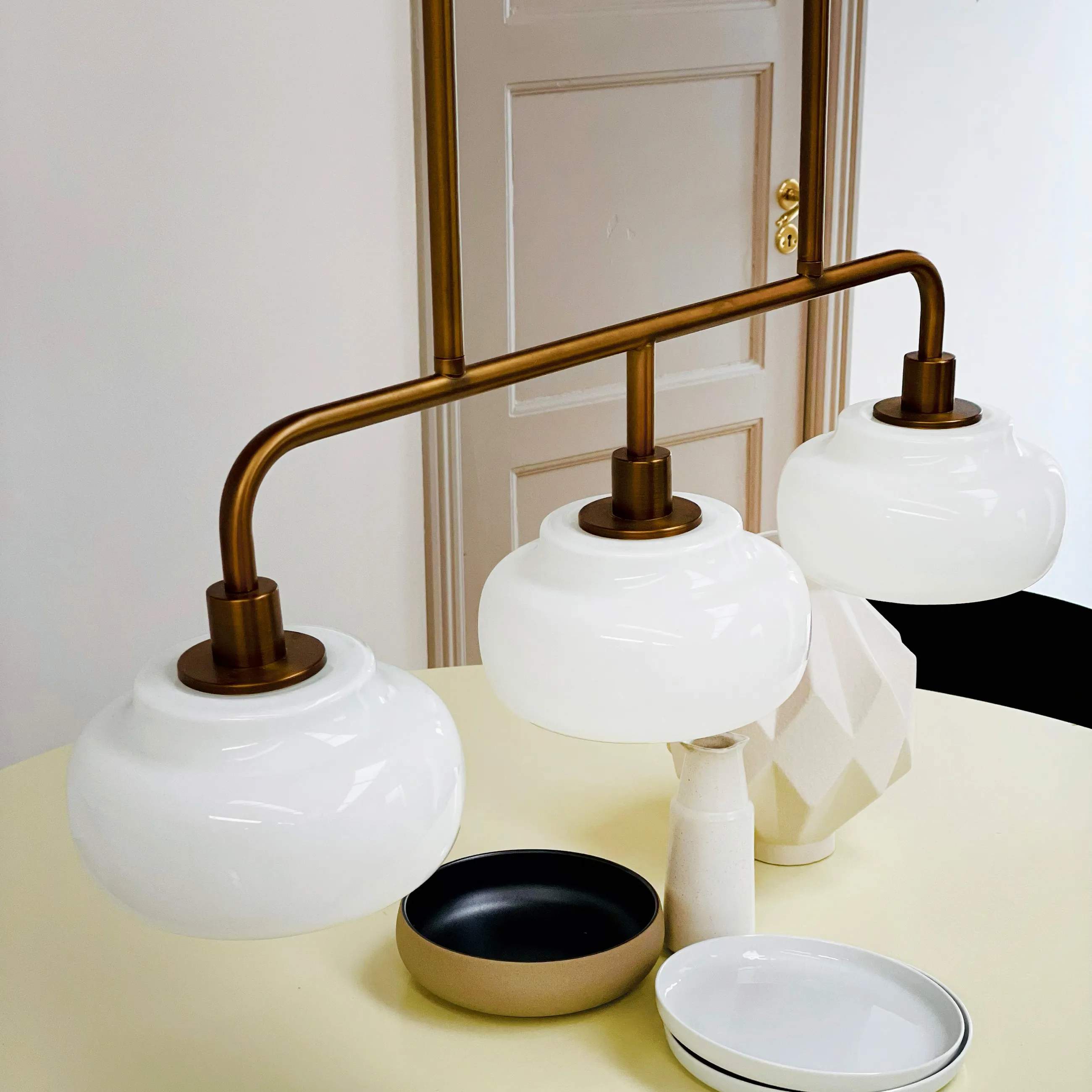 Dyberg Larsen Pendler Ossett Pendel i Opal/Bronze, 2