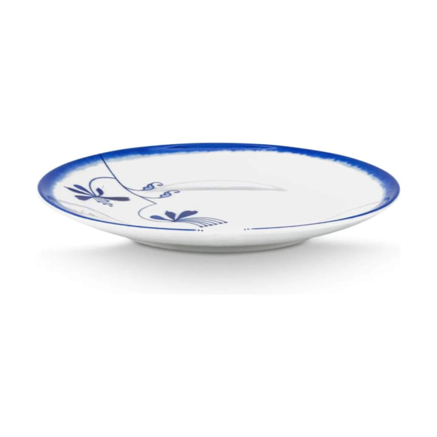 PIP Studio Frokosttallerkener Blue Bird Tallerken i Hvid/blå, 4