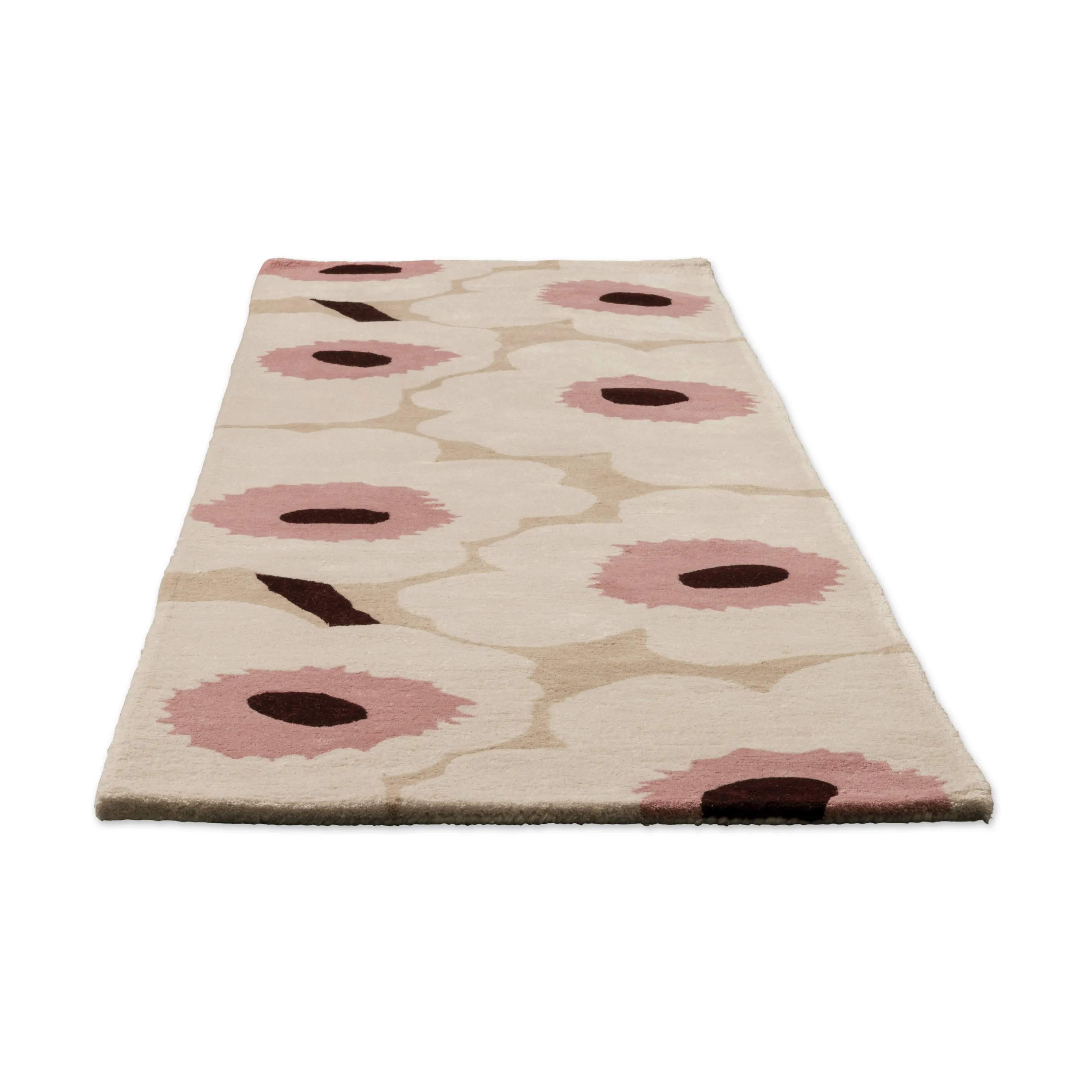 Marimekko by Brink & Campman Gulvtæpper Unikko Tæppeløber i Beige/Lyserød, B70 x L245 cm, 3