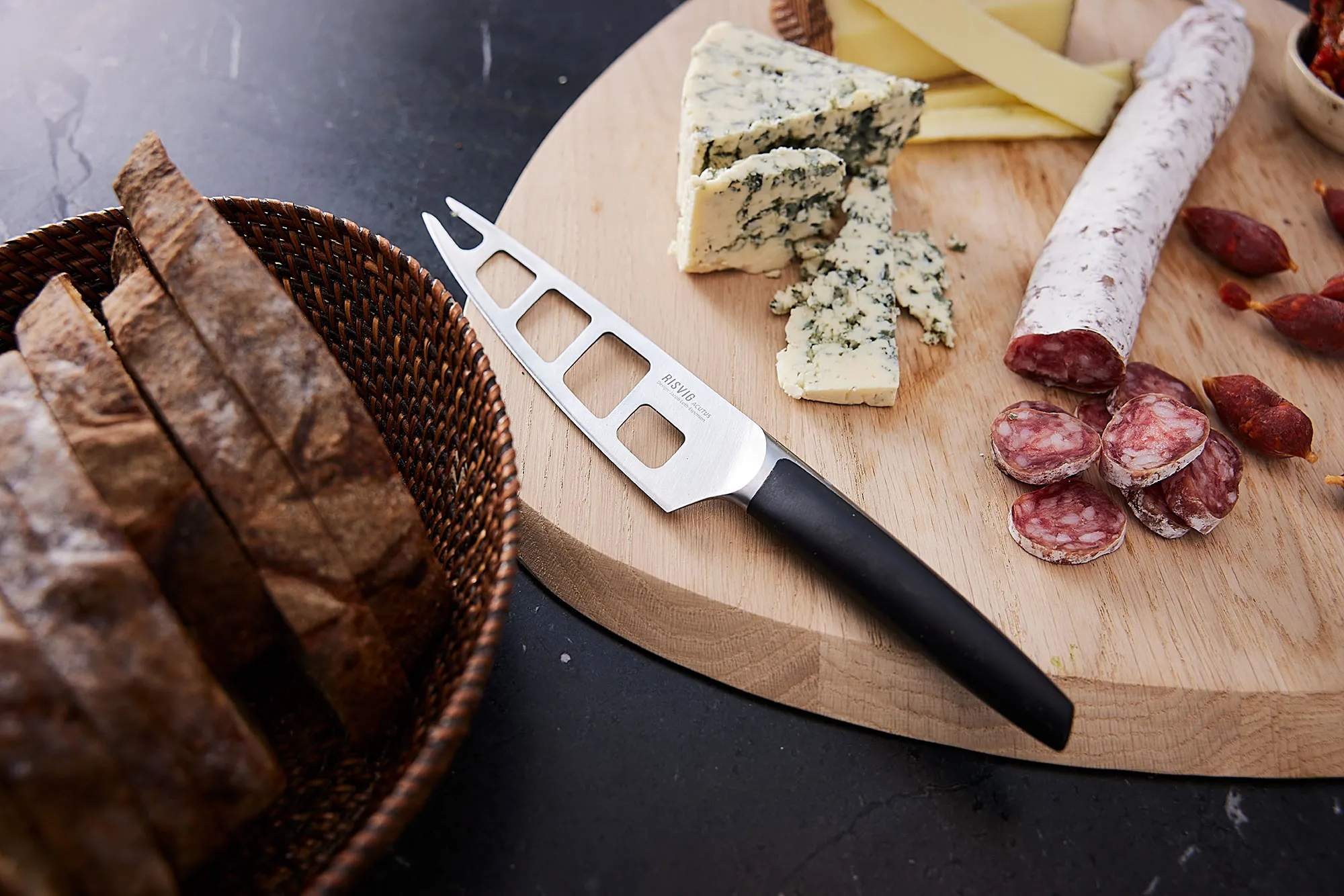 RISVIG Design Osteknive Acutus Design Tapaskniv i Stål, 4
