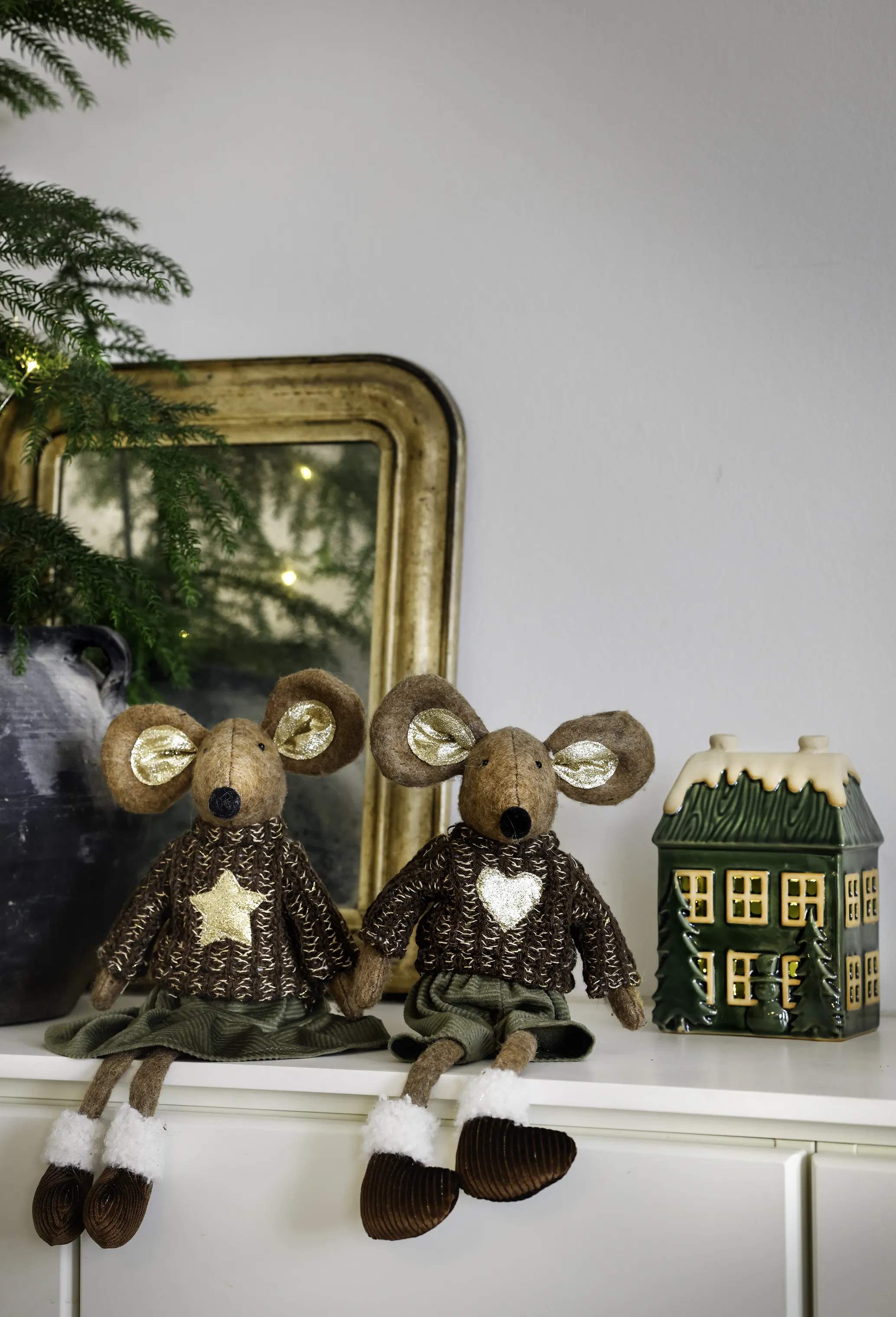 Casa Christmas Julefigurer Julemus- Dreng i dreng, 2