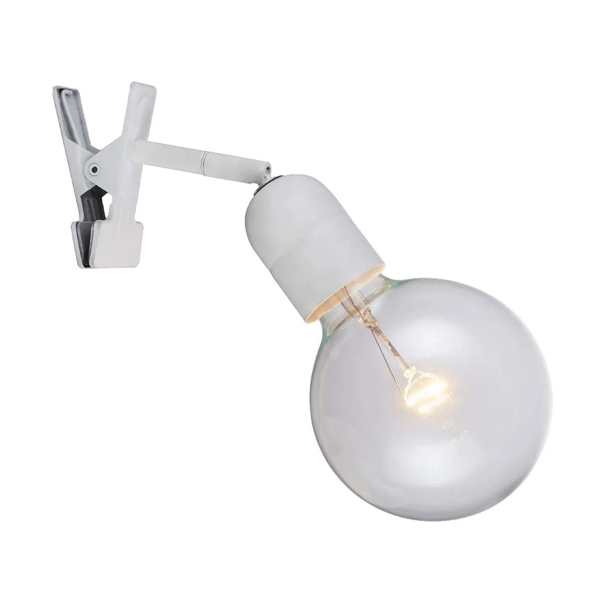 Halo Design Væglamper Elegance Klemmelampe i Hvid, 1
