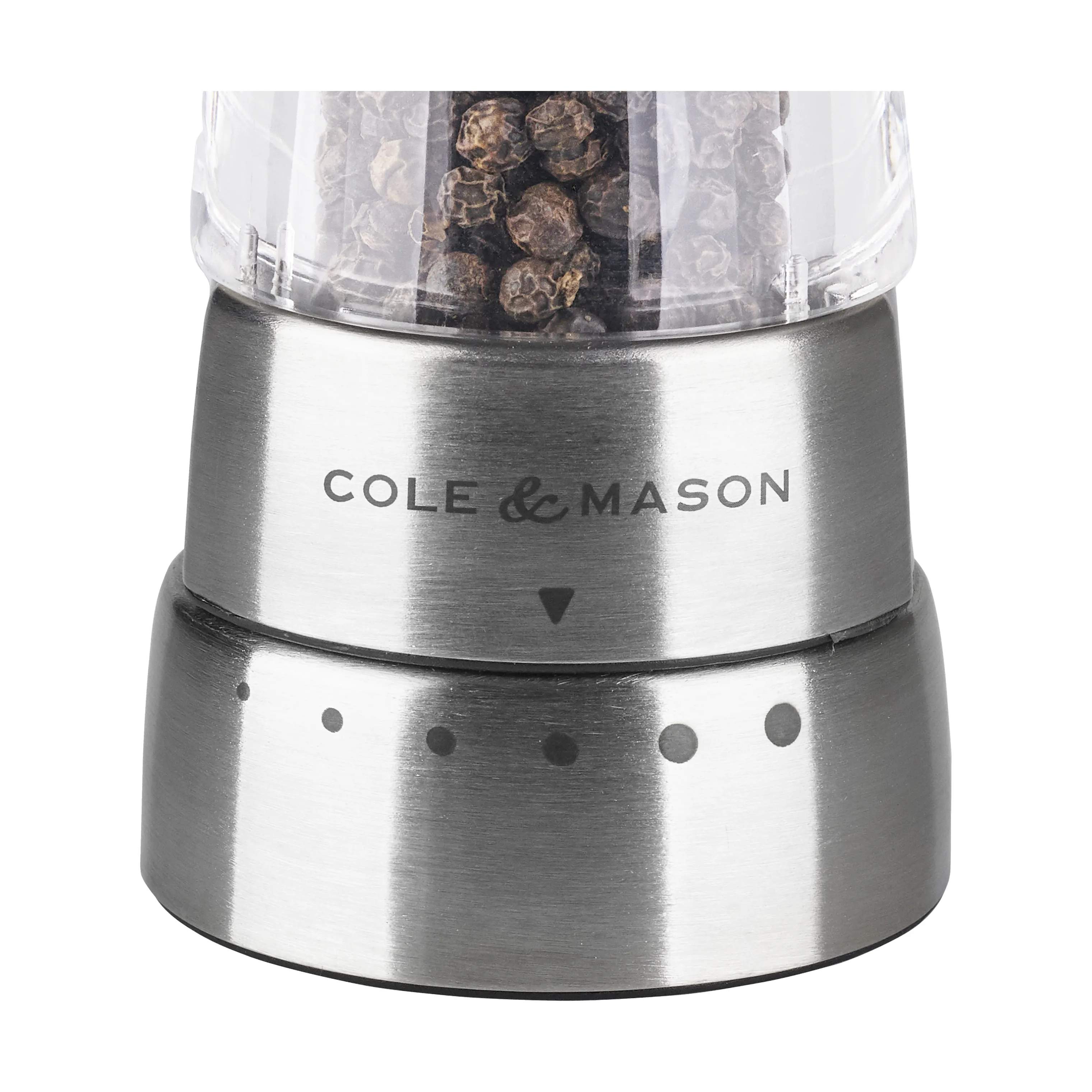 Cole&Mason Peberkværne Derwent Peberkværn i stål, 3
