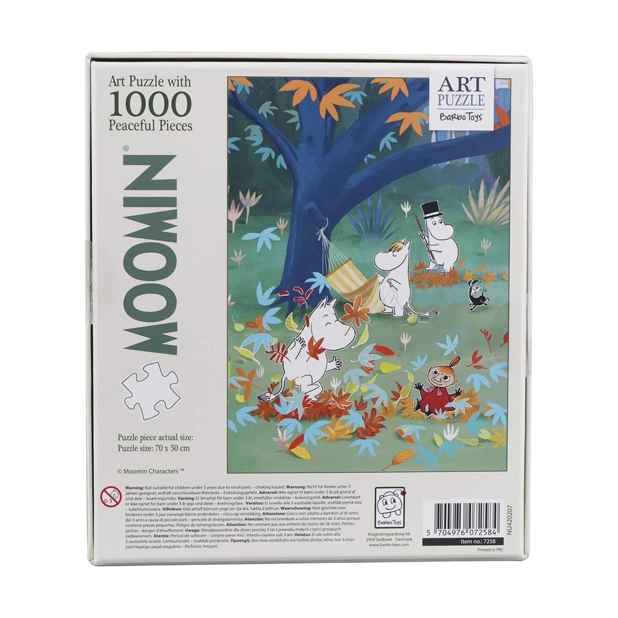 Barbo Toys Puslespil Moomin Puslespil - Leg i skoven i Multifarvet, 4