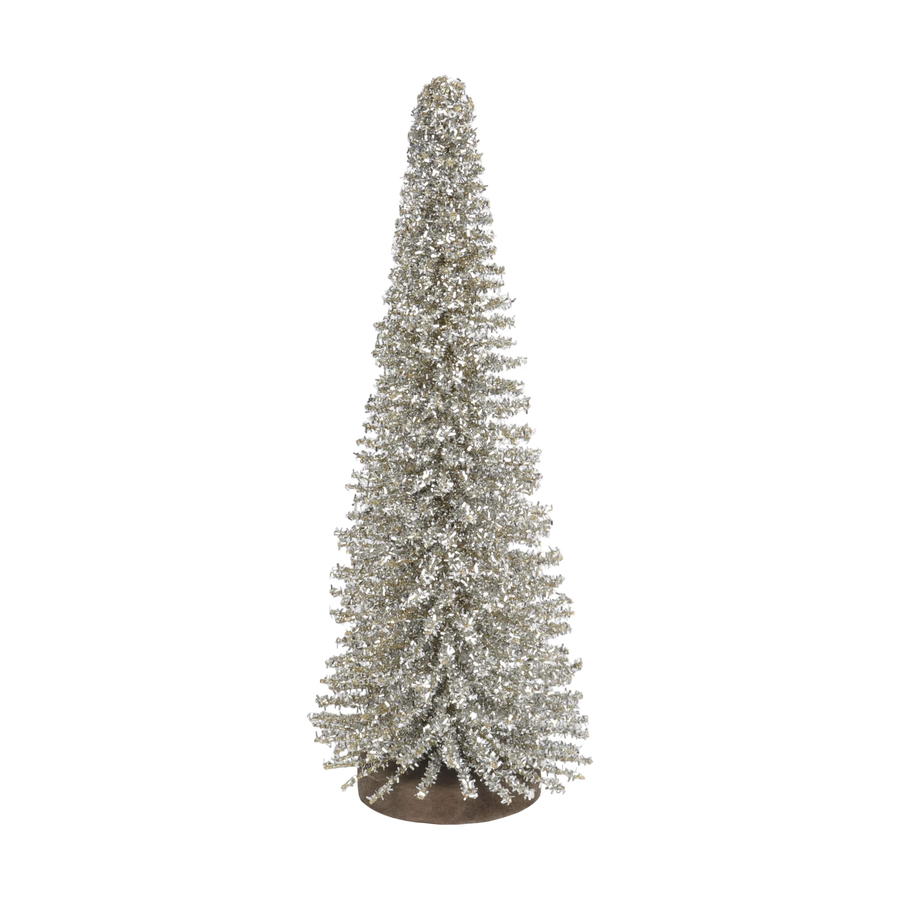 Casa Christmas Øvrigt julepynt Glittertræ i Sølvfarvet, 39 cm, 1