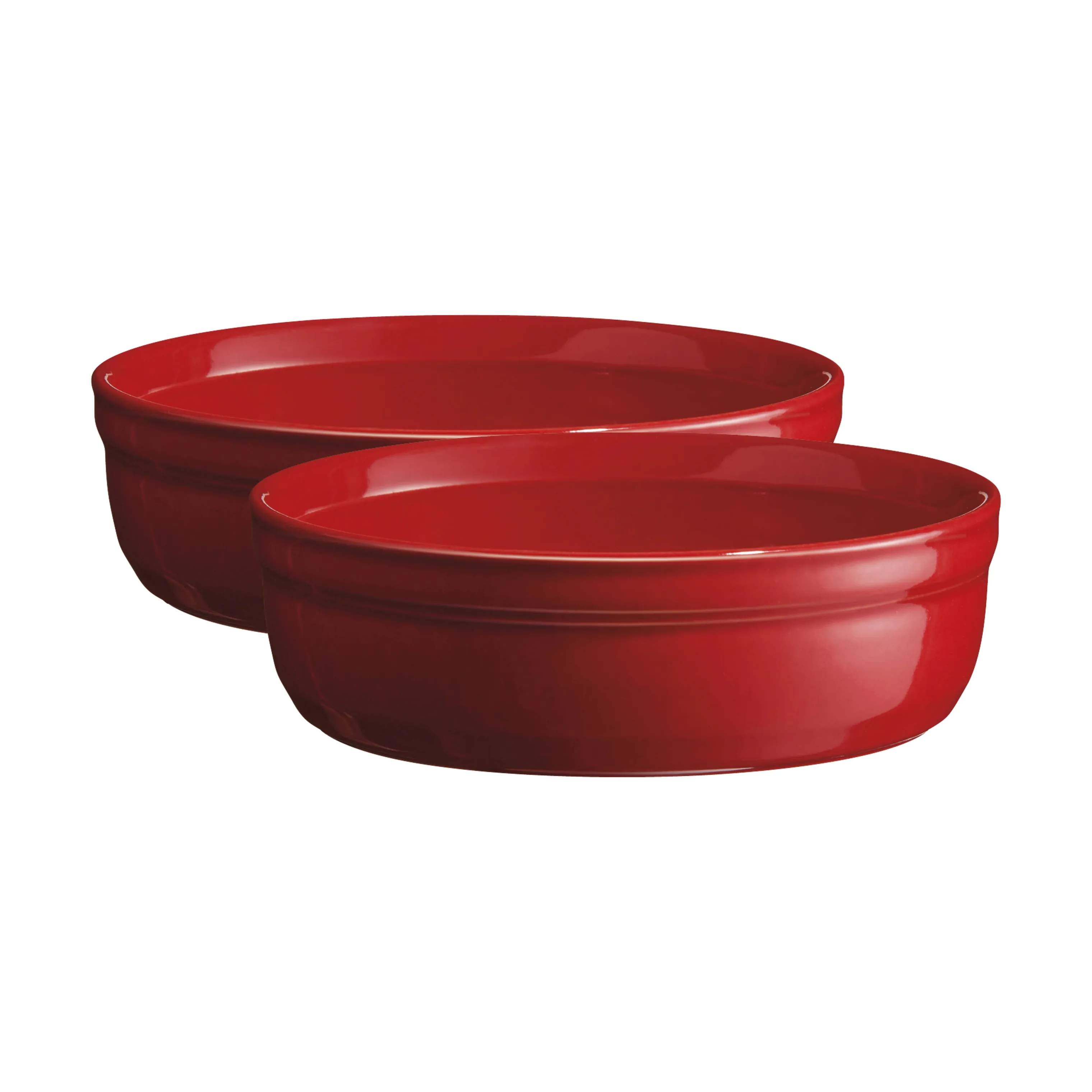 Emile Henry Ramekiner Creme Brulee Ramekin - 2 stk. i rød, 1