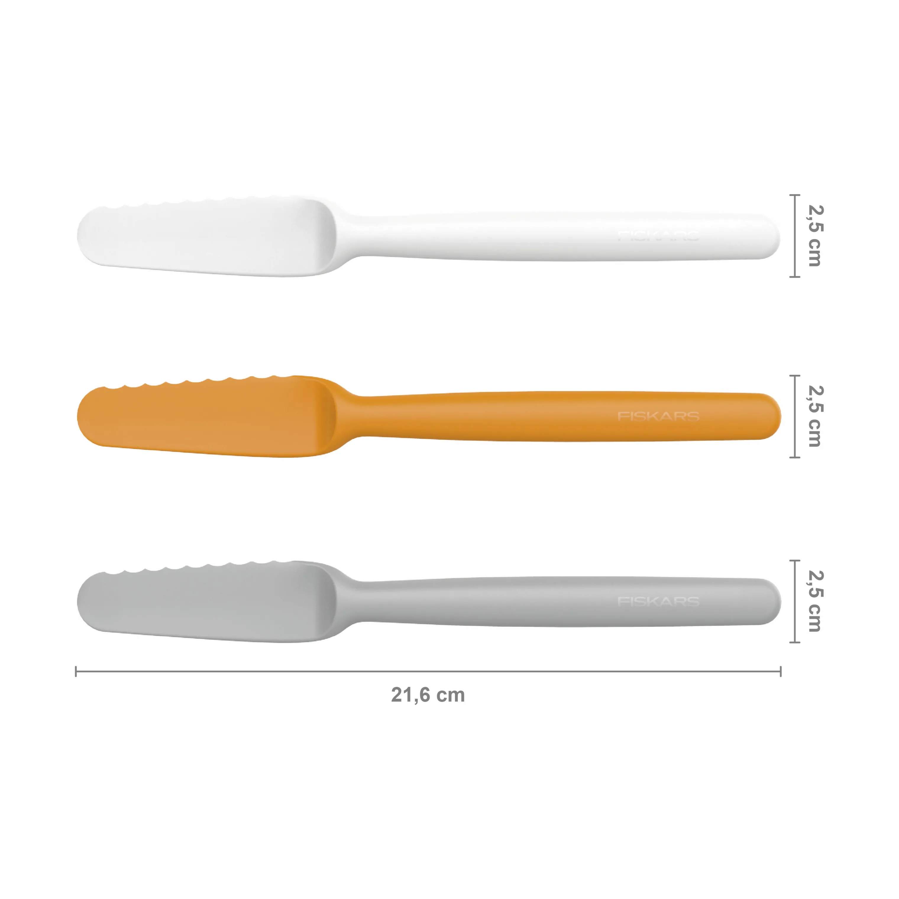 Fiskars smøreknive Functional Form Smøreknivsæt - 3 dele