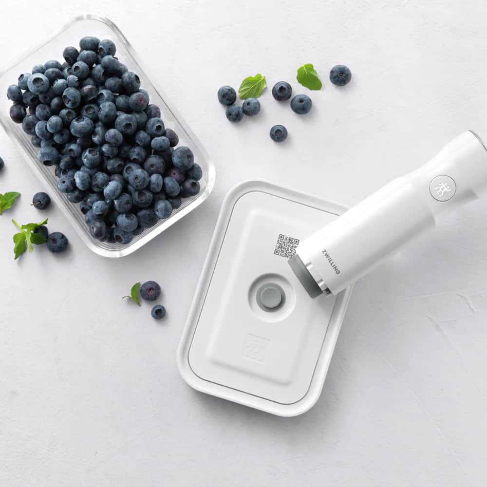 Zwilling Opbevaringsbokse Fresh & Save Vakuumboks i Grå/Klar, 0.9 L, 2
