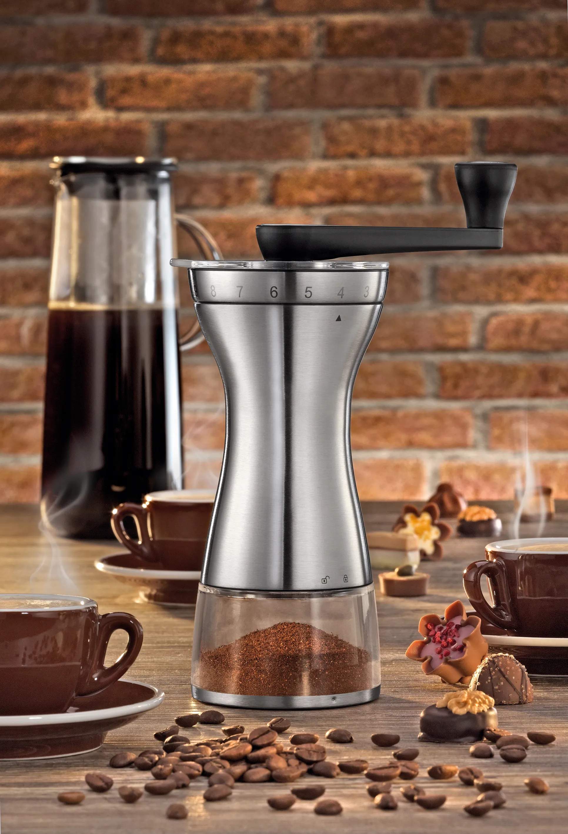 Zassenhaus Kaffekværne Manaos Kaffemølle i Sølv, 3