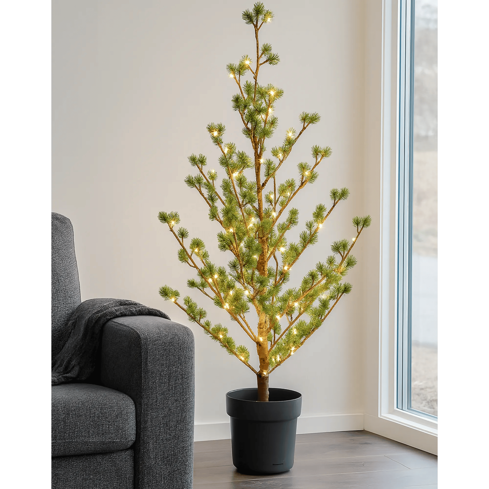 Nordic Winter Juletræer Pynte træ i Grøn, 2