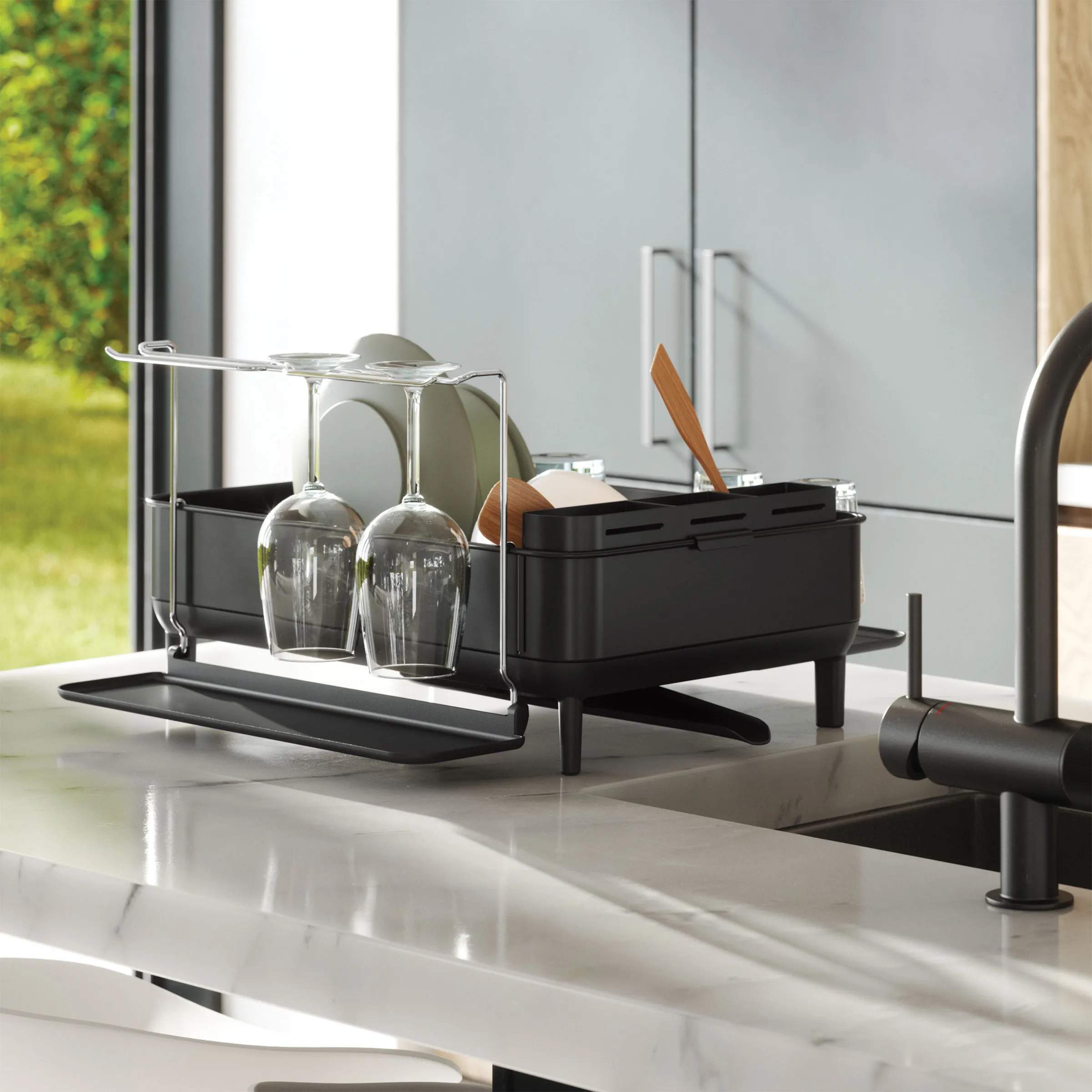 Simplehuman Opvaskestativer Opvaskestativ i Sort, 3