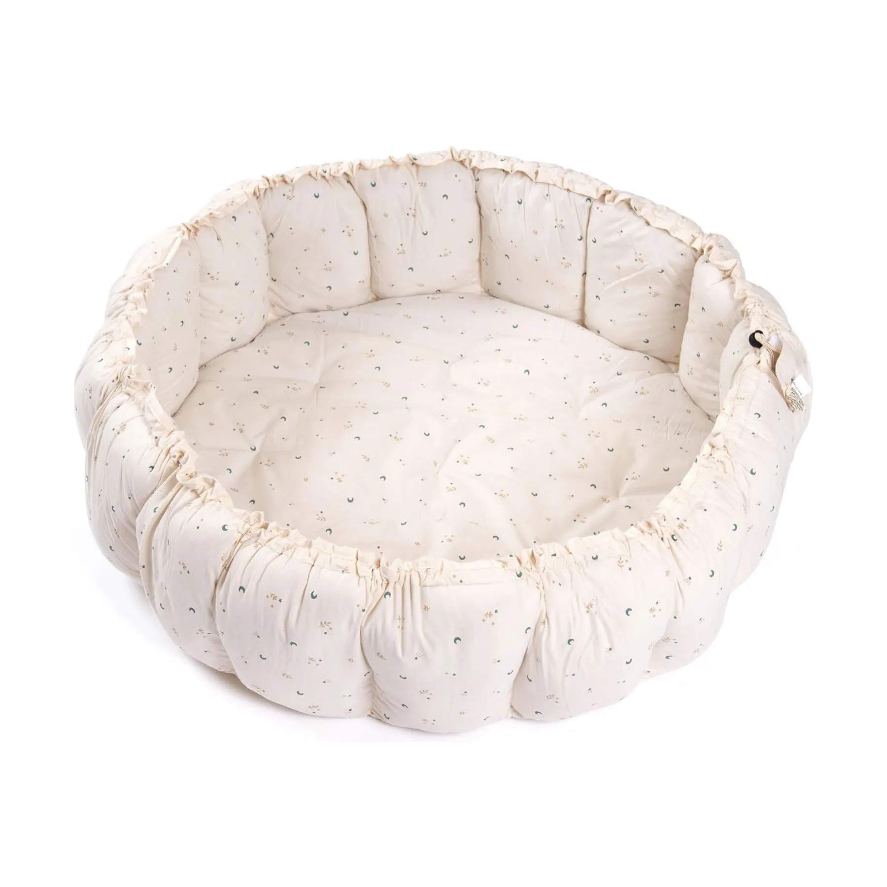 Play&Go Til børneværelset Bloom Babynest Legemåtte i Beige m måne, 1