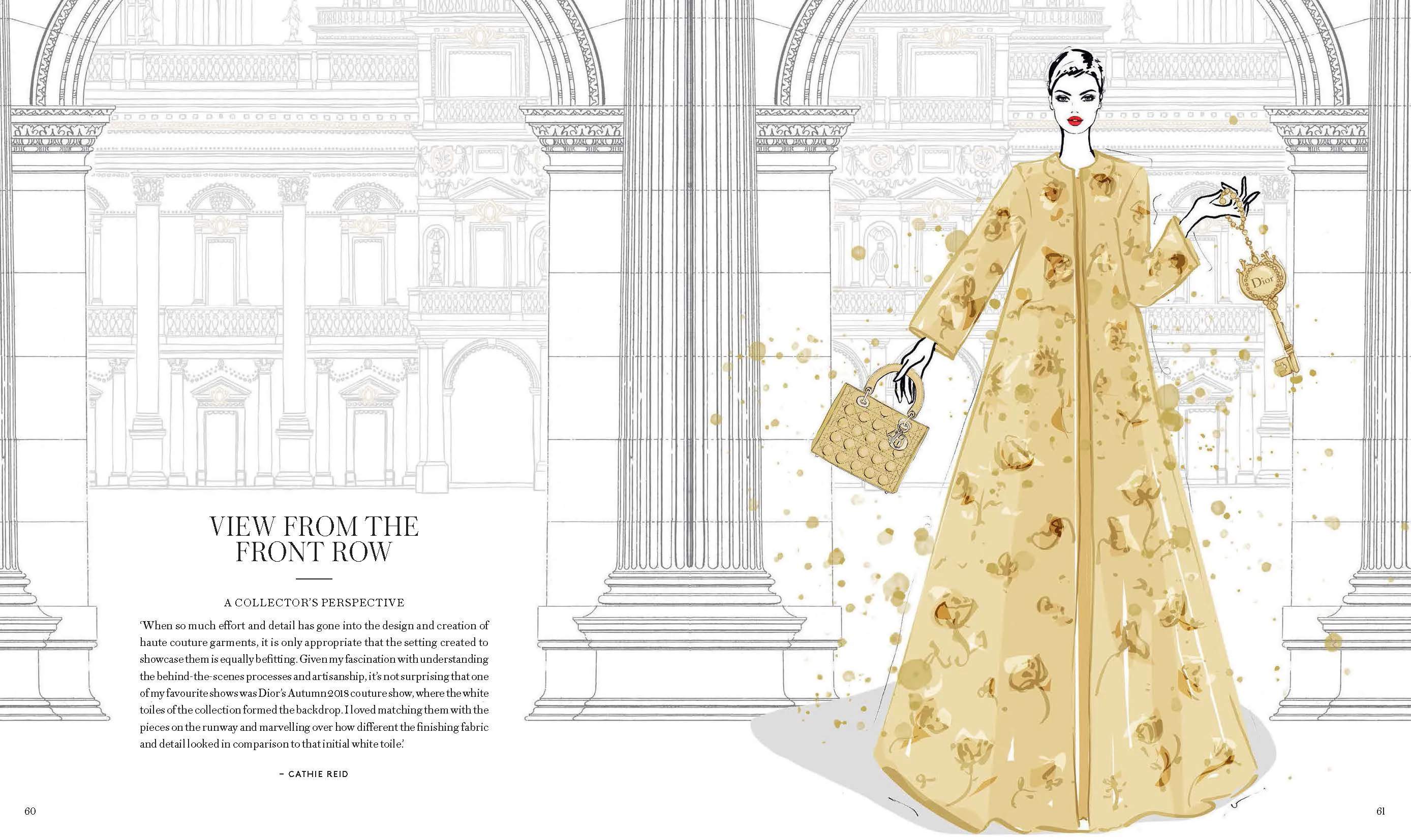 New Mags Coffee table books The Illustrated World of Couture i Sort, 2
