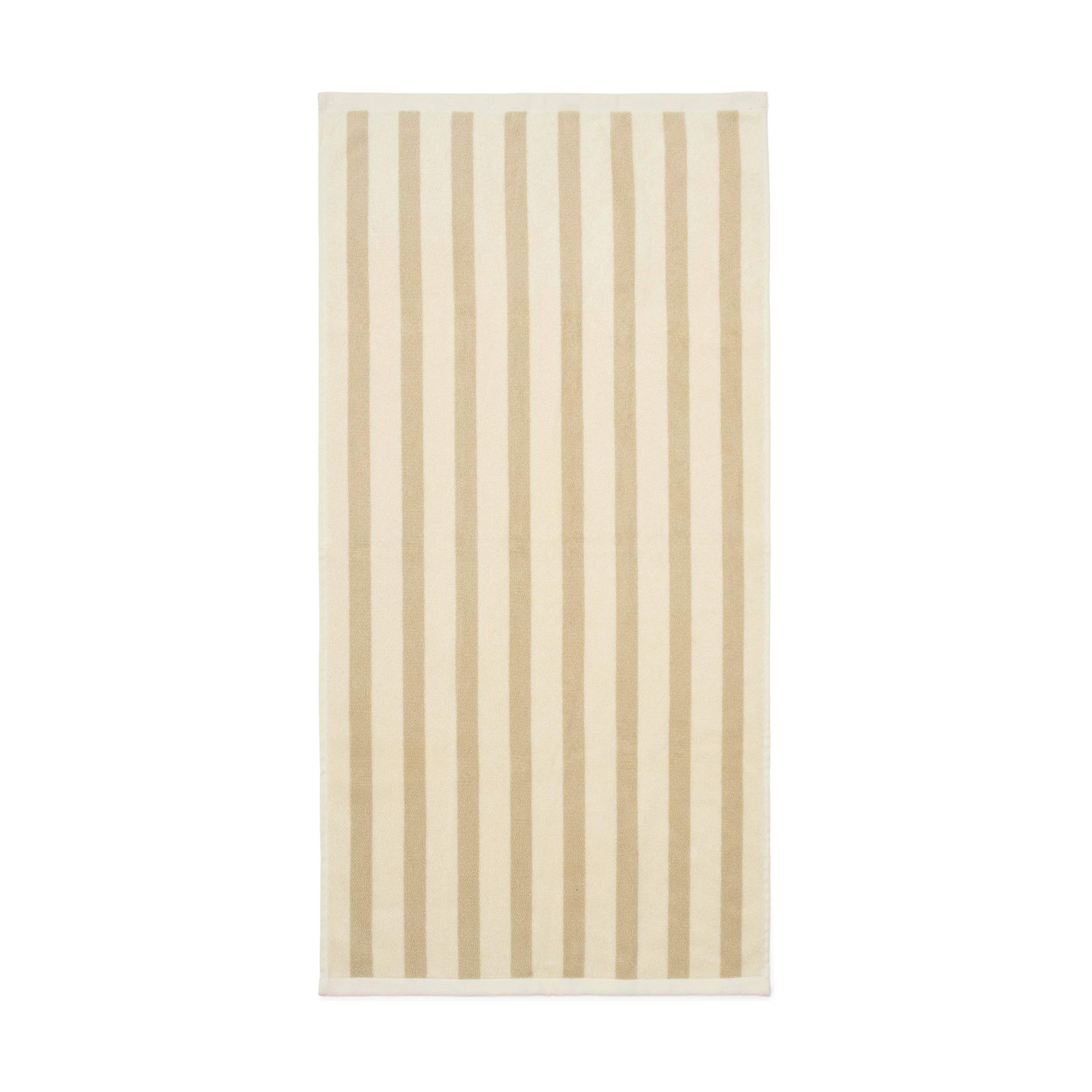 Marc O'Polo Håndklæder Heritage Håndklæde i Oatmeal/dark sand, B50 x L100 cm, 4
