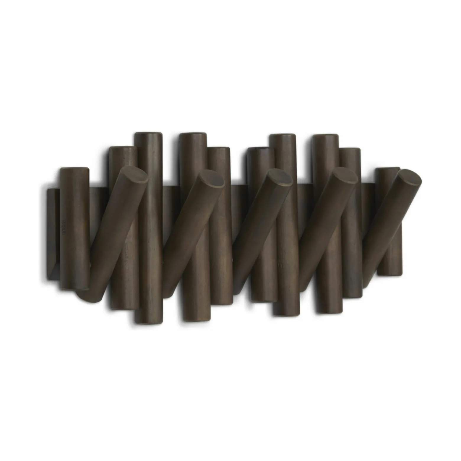 Umbra Knager Picket Rail Picket Knagerække i Brun, 3