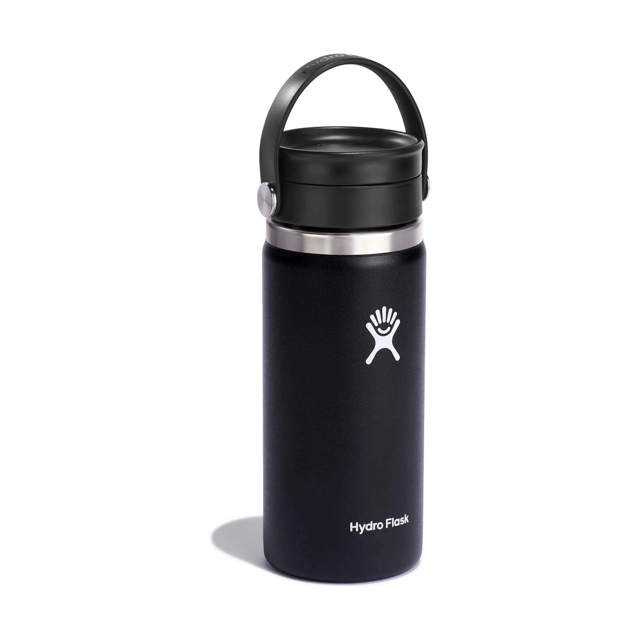 Hydro Flask To go kopper Wide Flex Sip Lid Termoflaske i Sort/stål/hvid/rød, 3