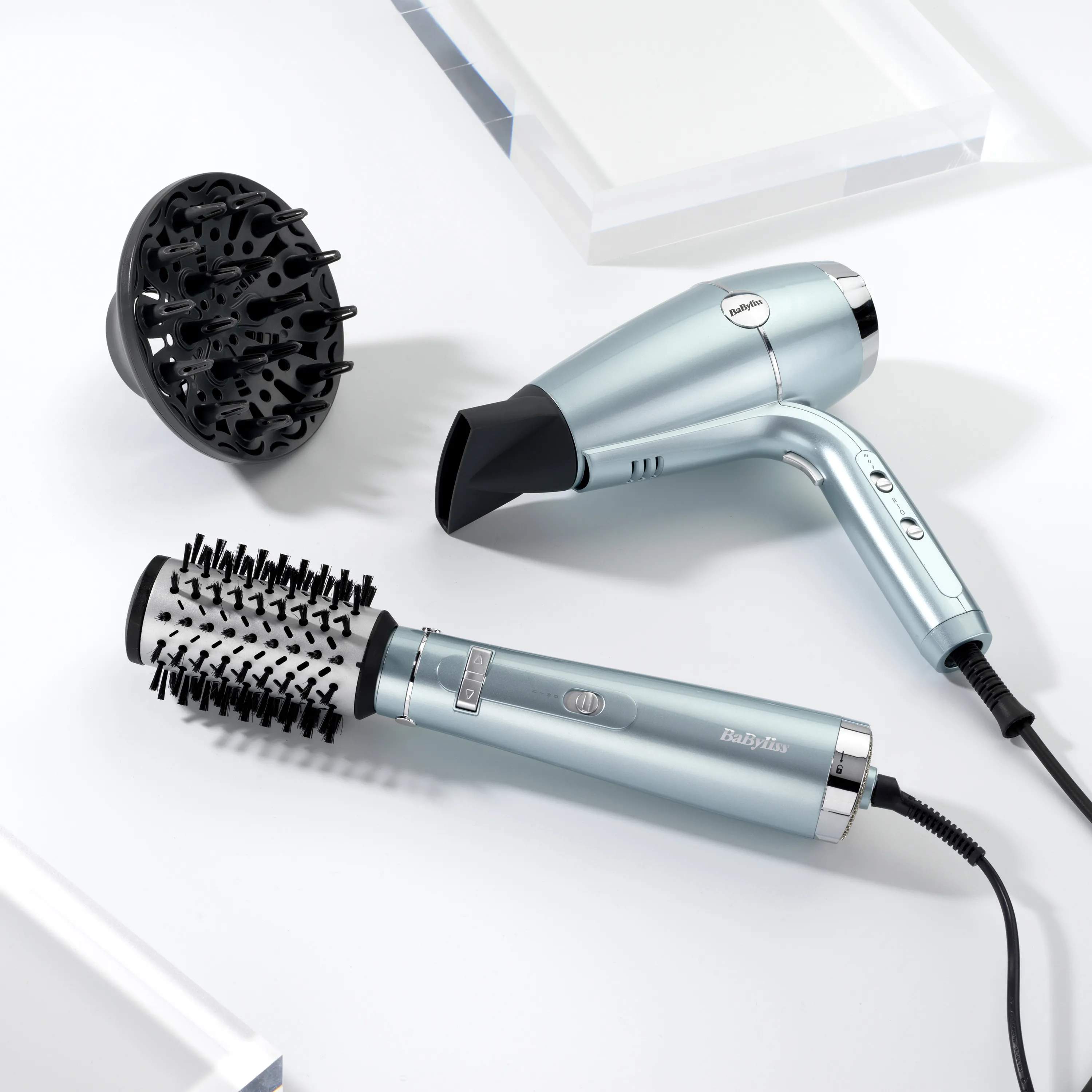 BaByliss Hårtørrere Hydro Fusion Hårtørrer i Blå, 3