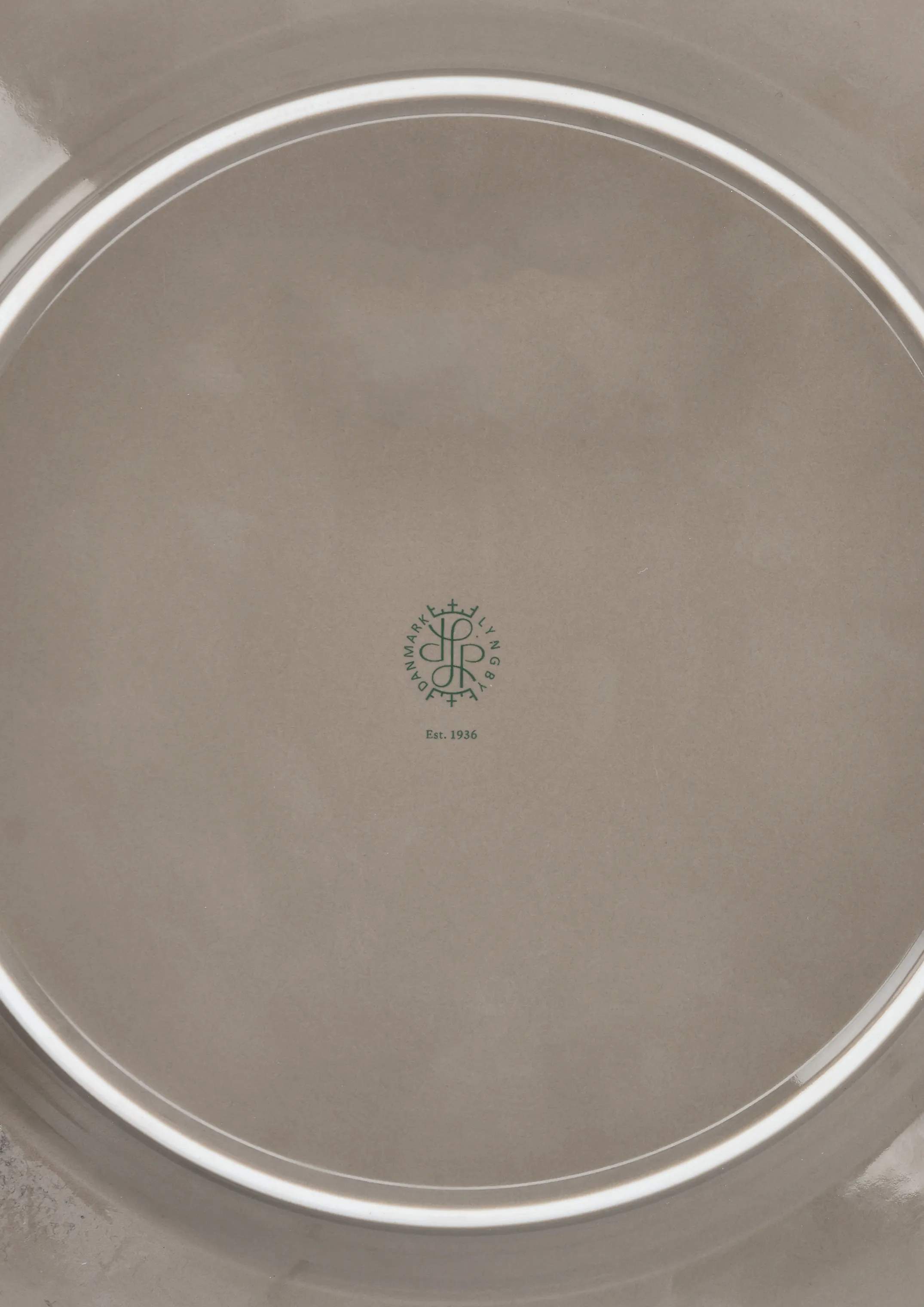 Lyngby Porcelæn Middagstallerkener Rhombe Earth Middagstallerken i Clay, 27 cm, 5