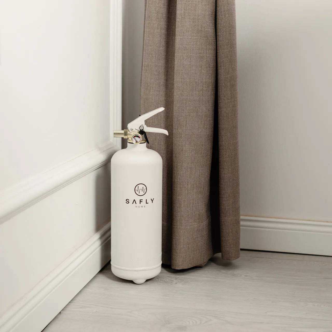Safly Rengøringsmidler Home Brandslukker i Hvid, 2