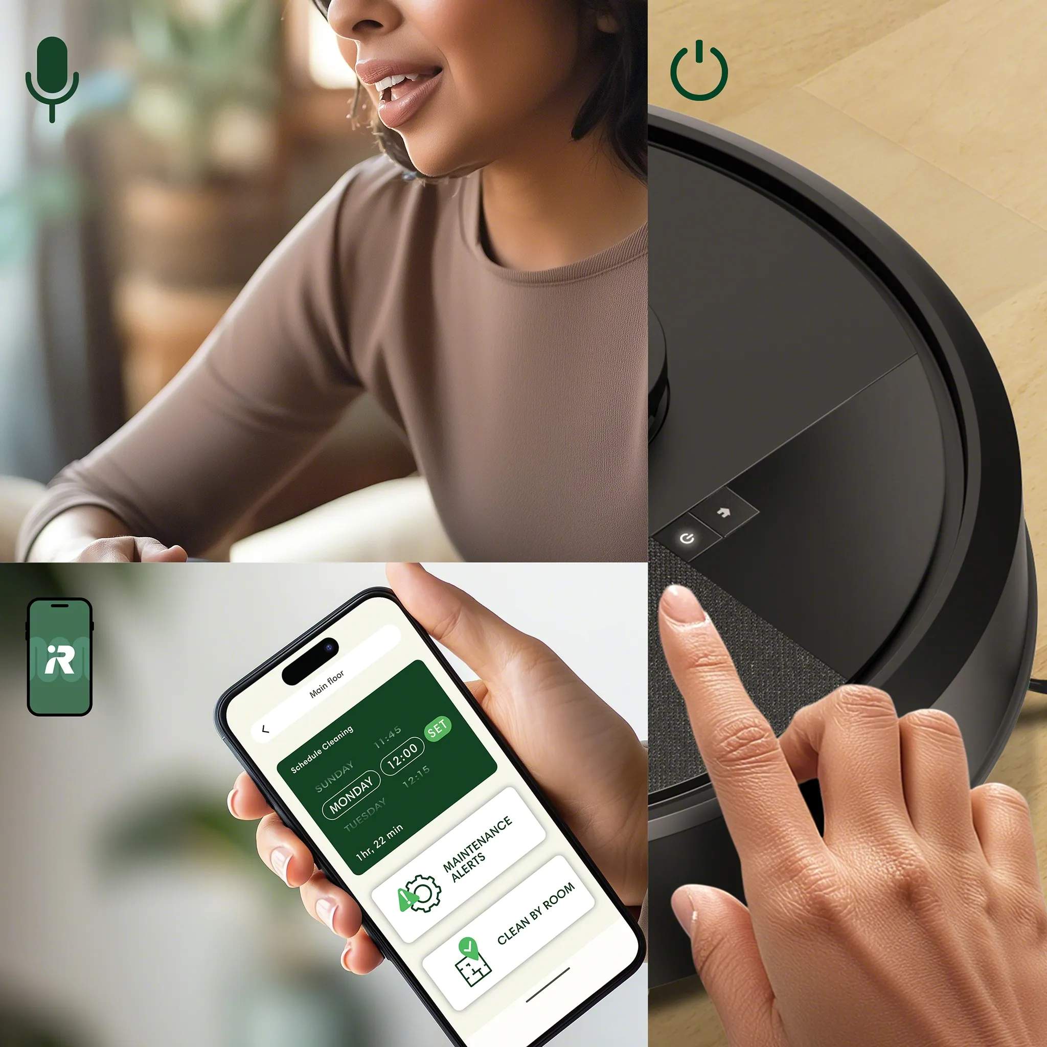 iRobot Robotstøvsugere Roomba Combo 105+ Robotstøvsuger i Sort, 2