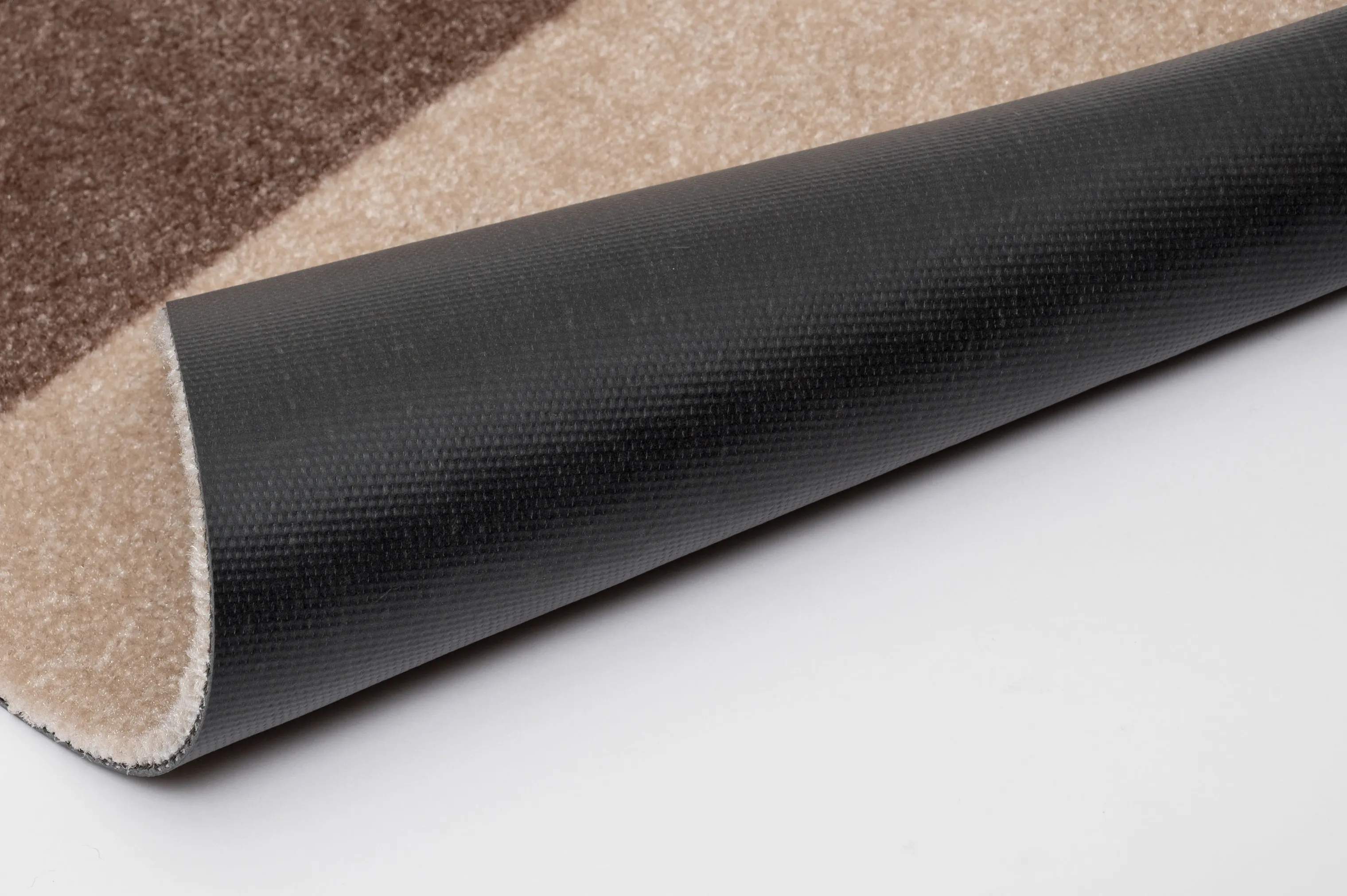 Tica Copenhagen Gulvtæpper Stripes Horisontal Gulvtæppe i Ivory/Sand/Blå, B67 x L120 cm, 2