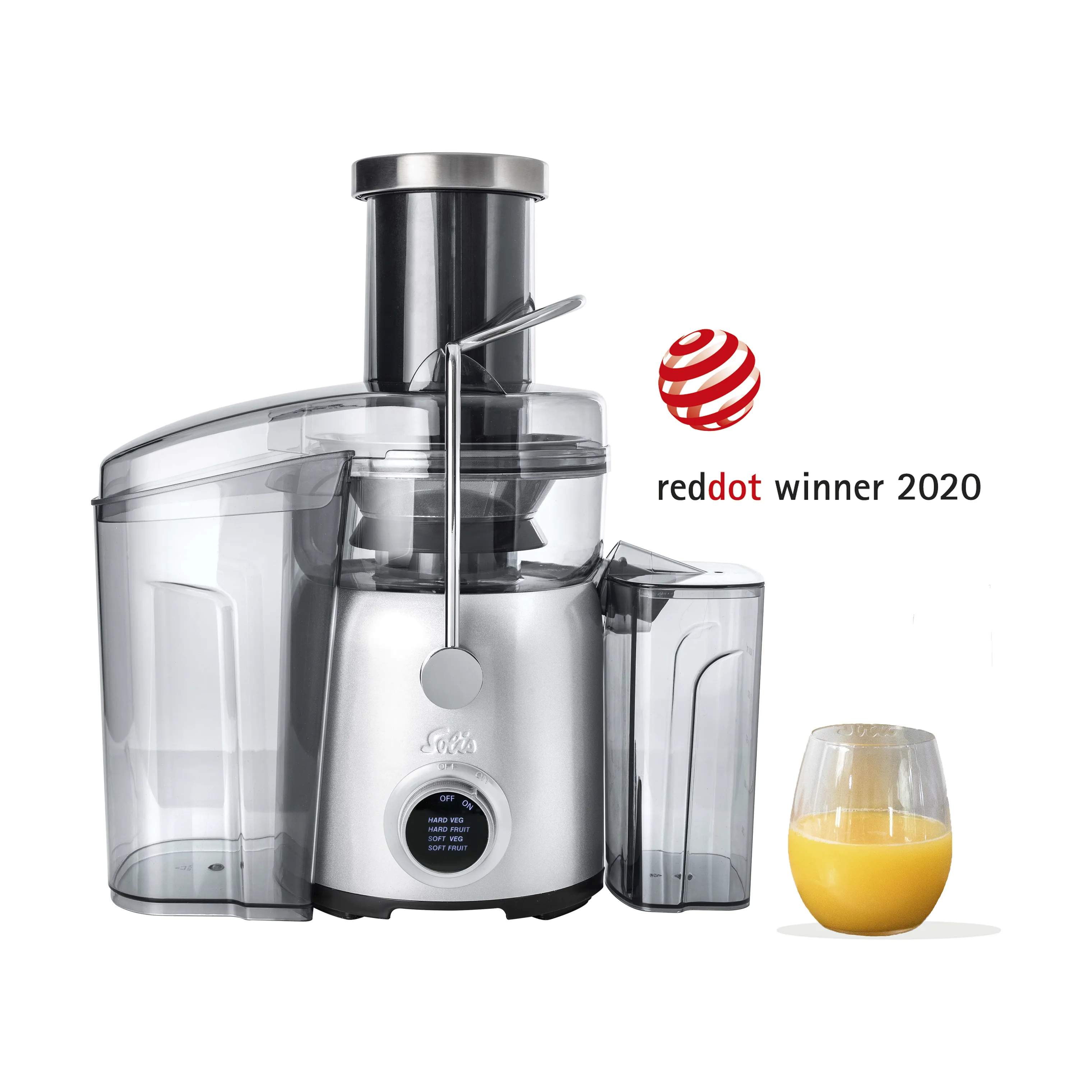 Juicer, sølv/stål, large