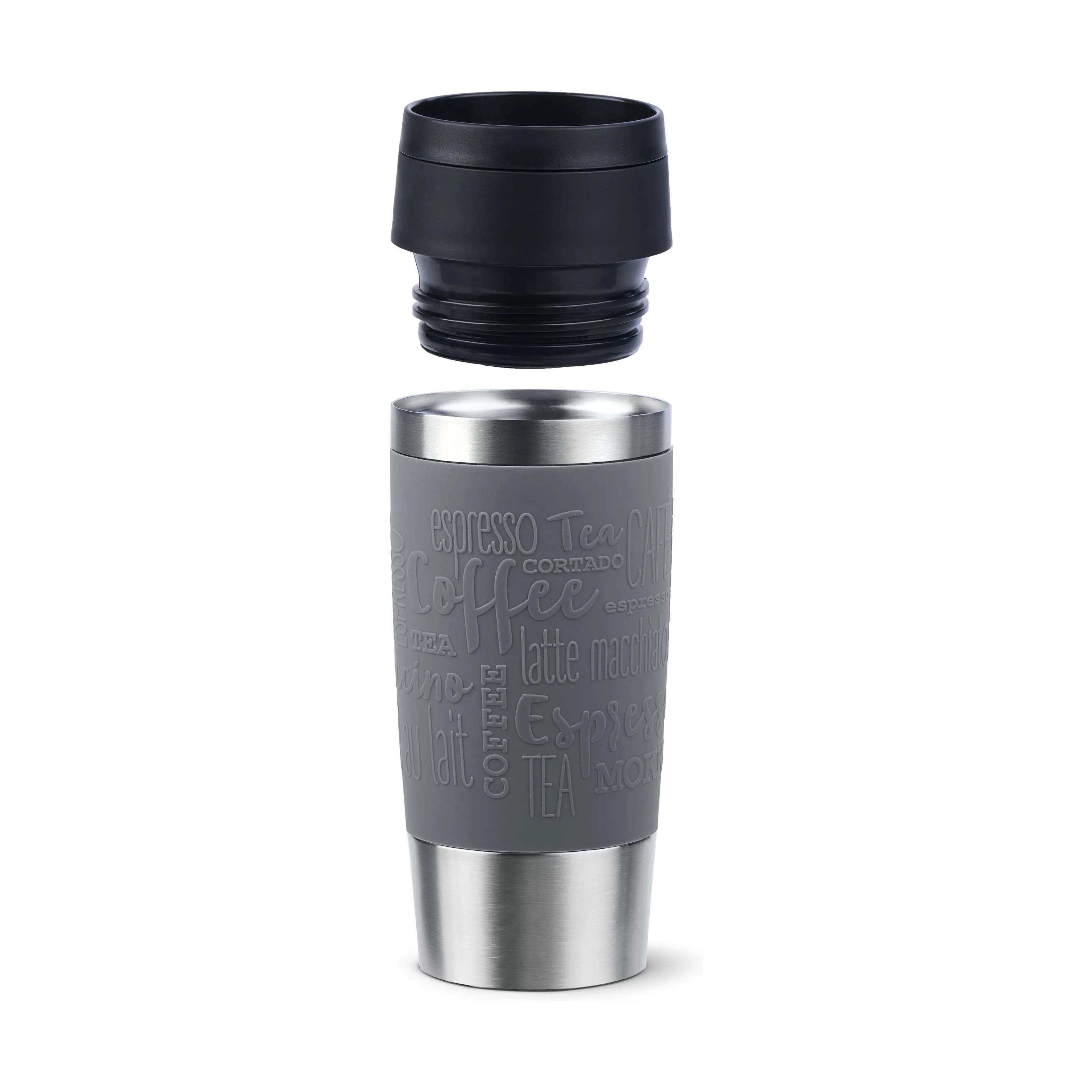 Emsa To go kopper To Go To-Go Classic Rejsekrus i Grey, 0.36 L, 4