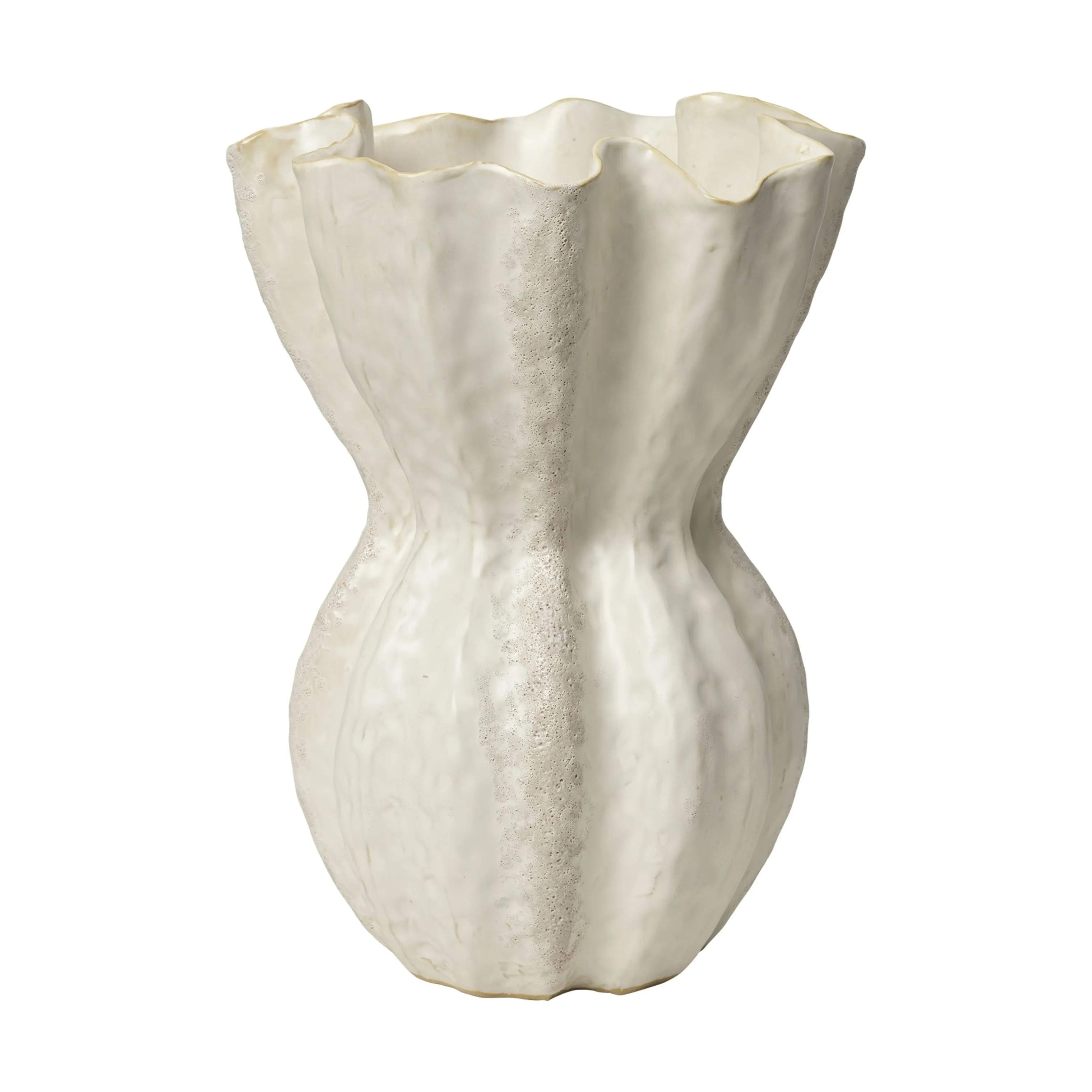 Broste Copenhagen Vaser Cori Vase i Hvid, 36 cm, 1