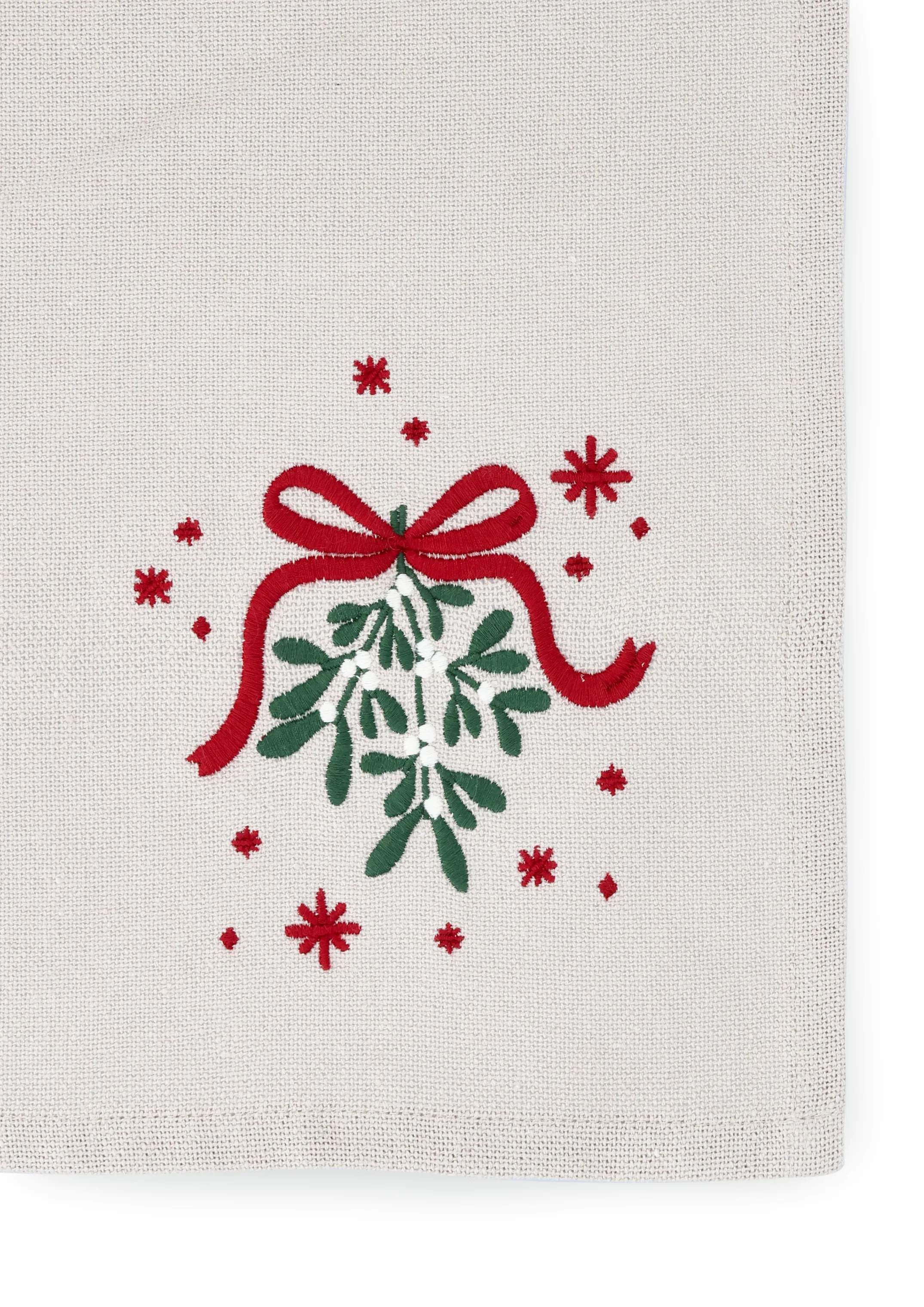 Juna Viskestykker Christmas Fable Viskestykke i Beige, 2