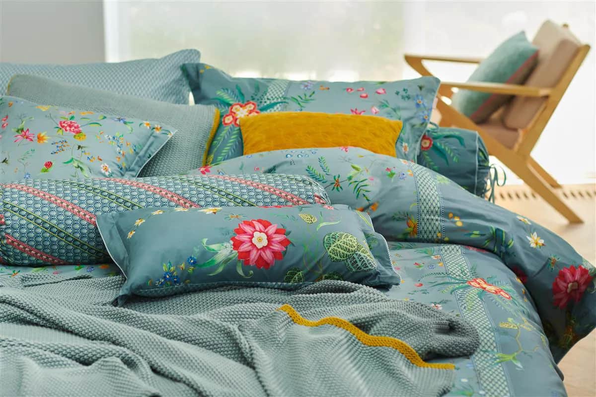 PIP Studio Sengetøj Sengetøj - Petite Fleur i Blå, B140 x L200 cm, 2