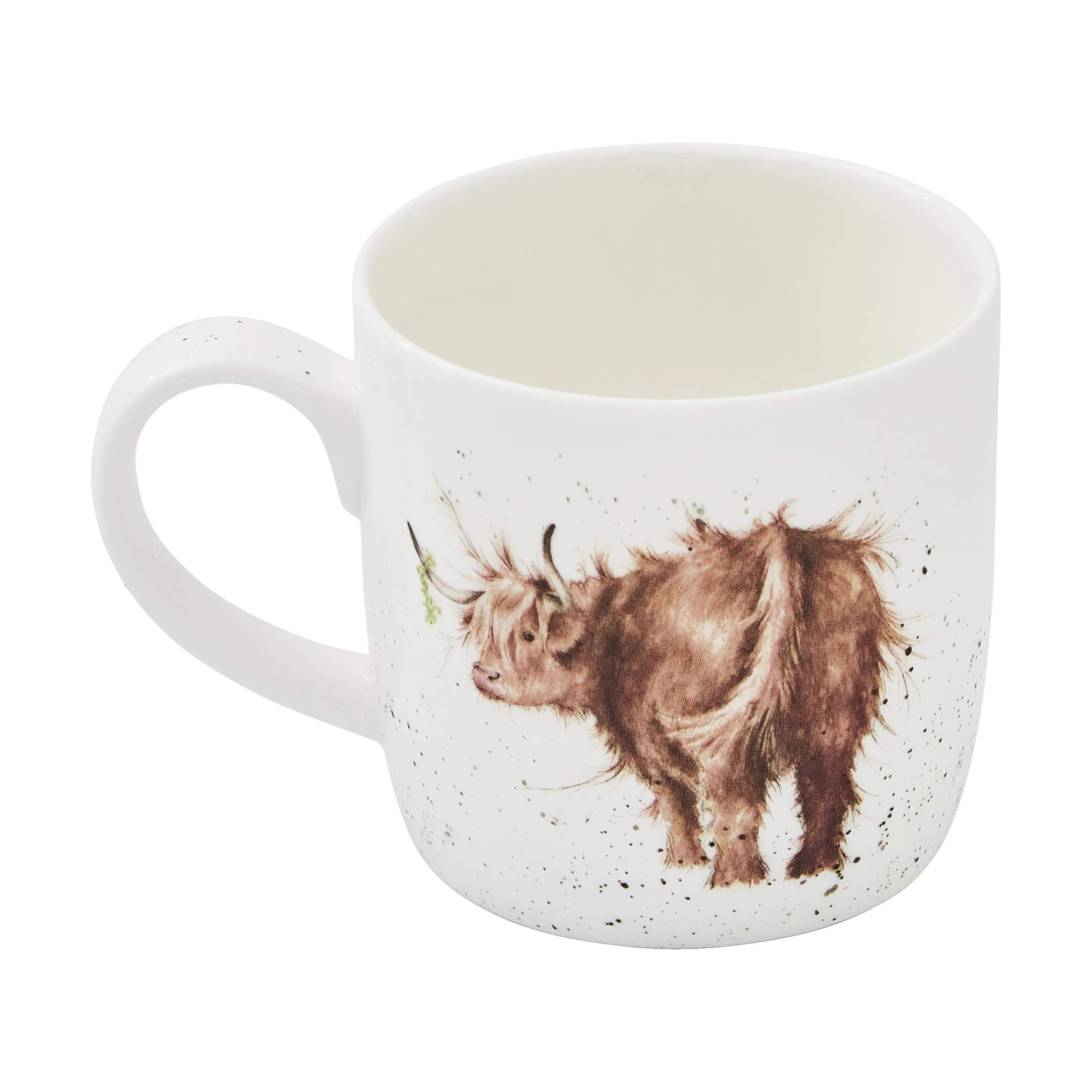 Royal Worcester Krus og kopper med hank Wrendale Krus - Highland cow i Highland Cow, 4
