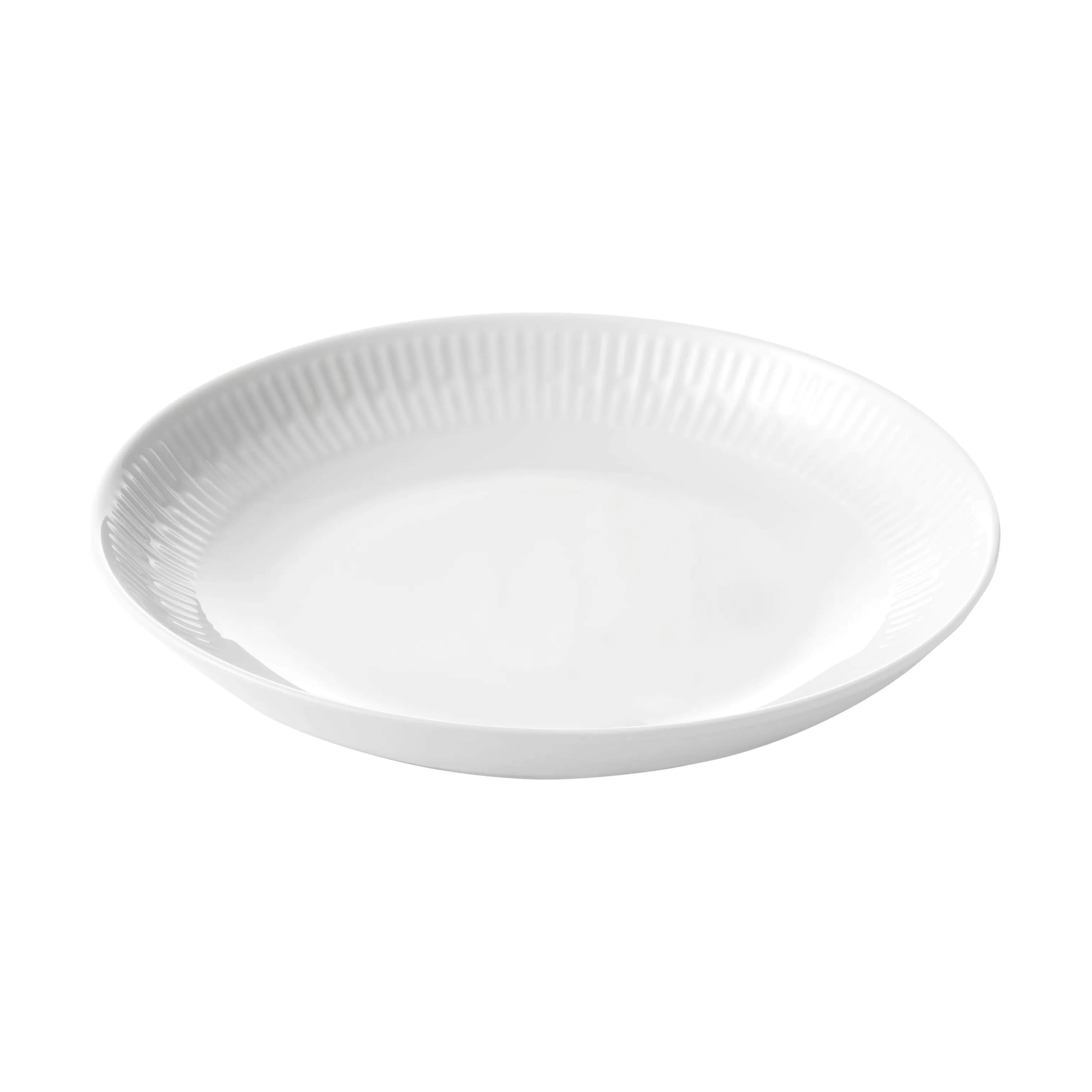 Aida Suppeskåle Relief Suppetallerken - 4 stk. i Hvid, 3