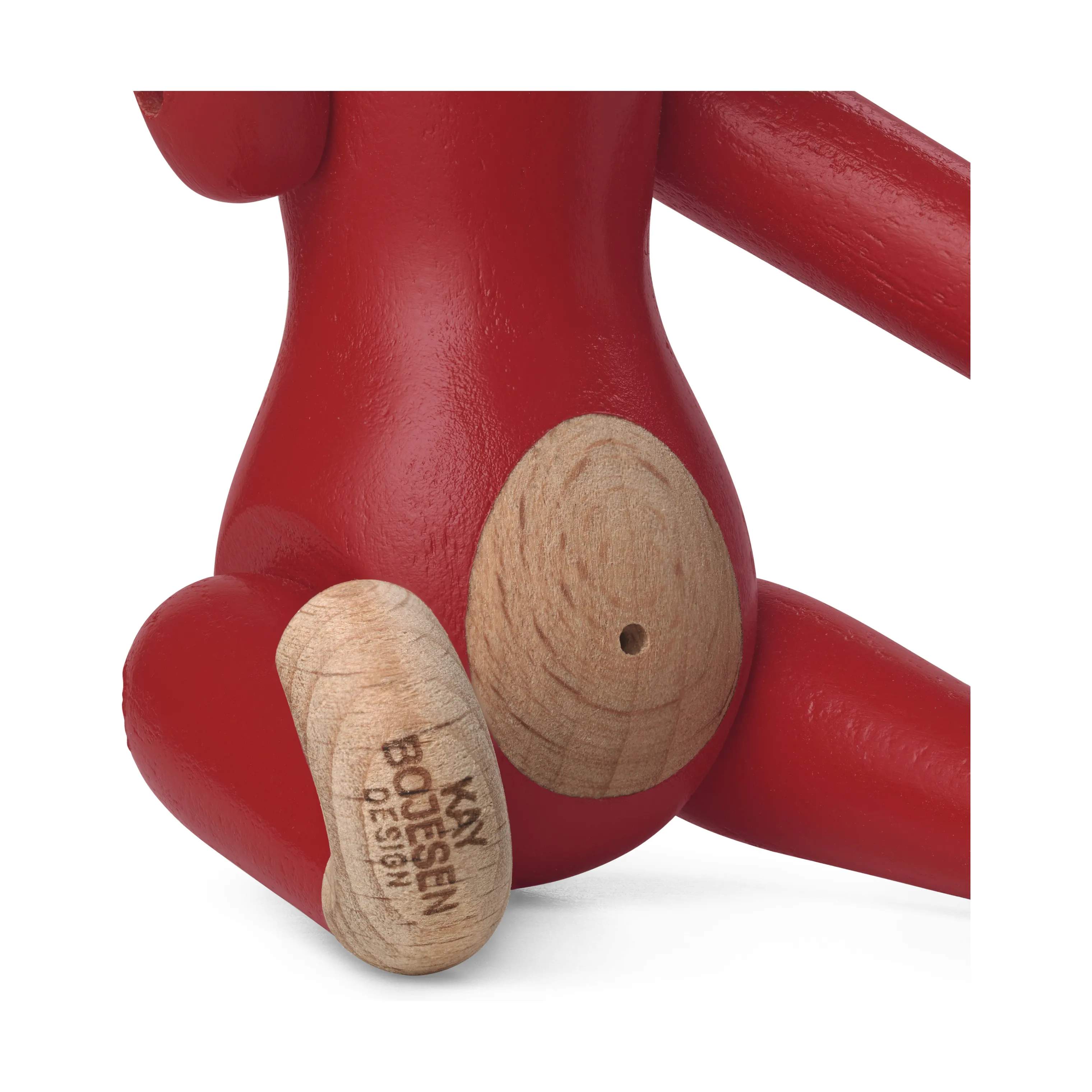 Kay Bojesen Dyrefigurer Monkey Abe - Mini i Rød, 5