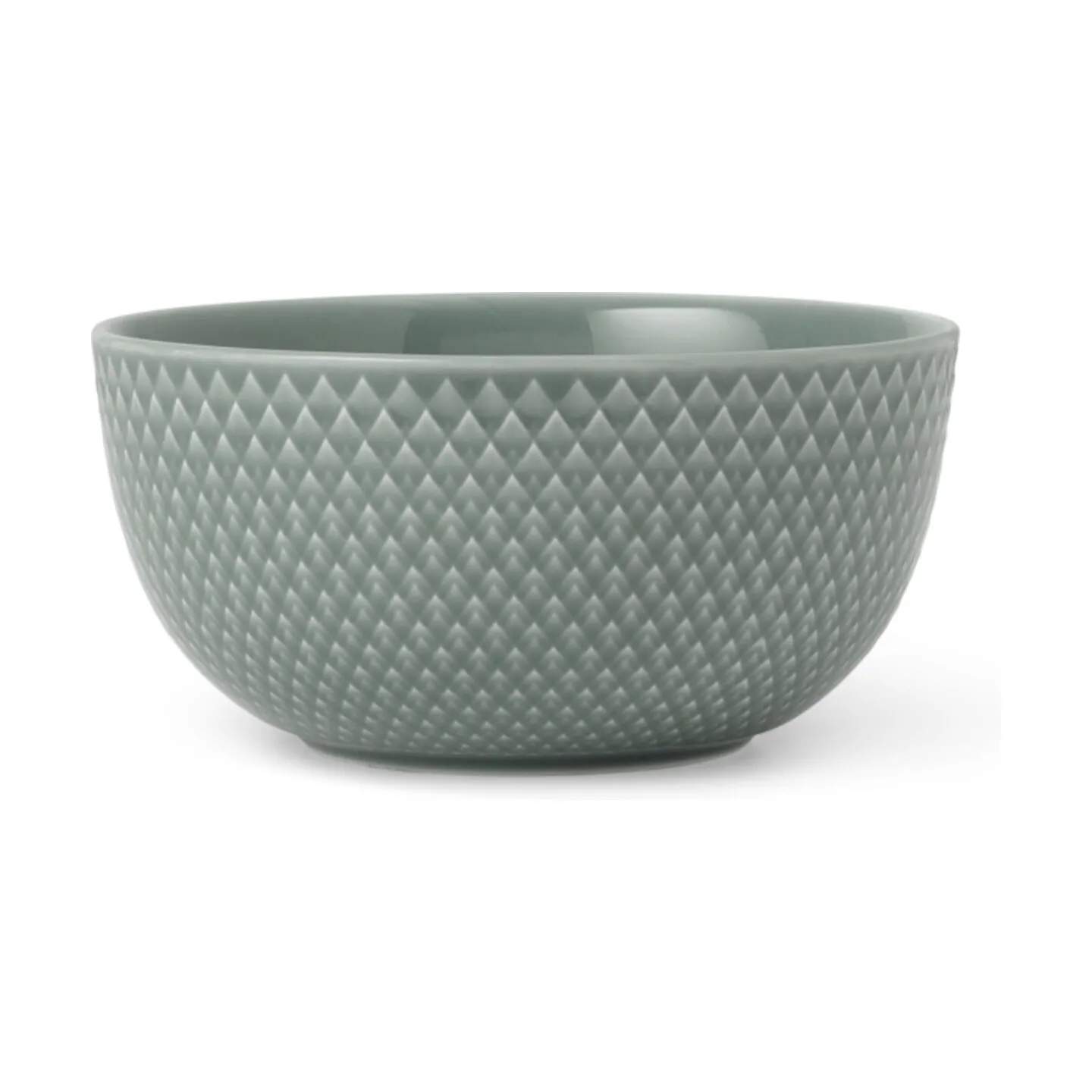 Lyngby Porcelæn Skåle Rhombe Earth Skål i Moss, 1