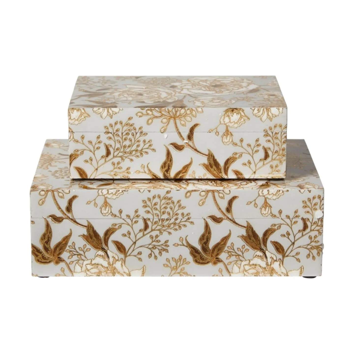 Speedtsberg Opbevaringsbokse Æske - 2 stk. i Lyseblå/multi, B13 x L20 cm, 1