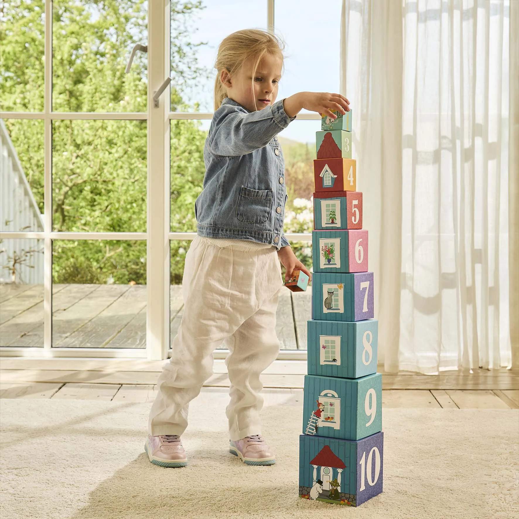 Barbo Toys Spil Moomin Stableklodser i Multifarvet, 2