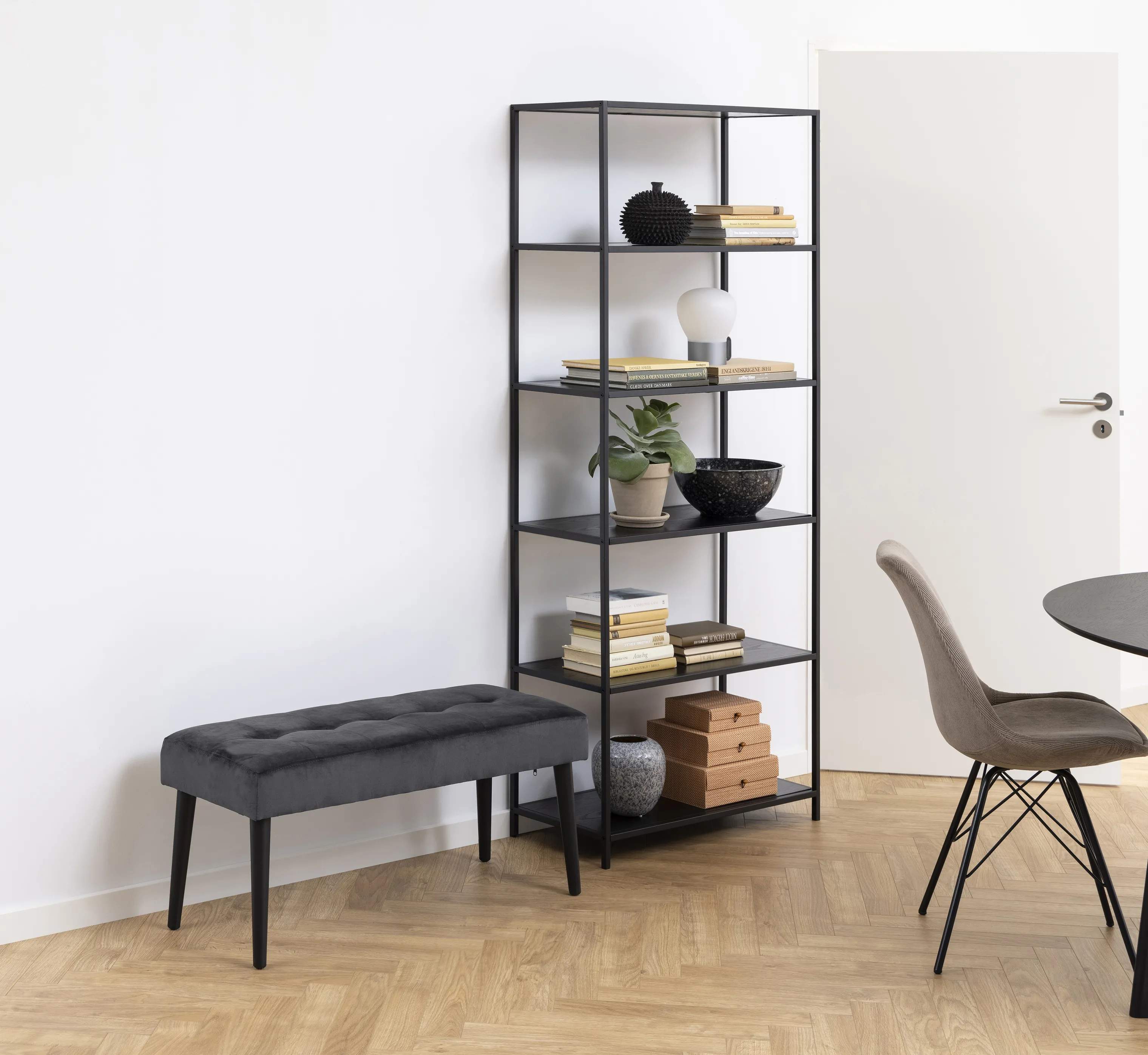 CASA Living Bænke Glory Bænk i mørkegrå, 3