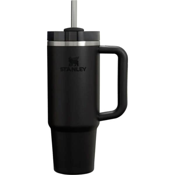 Stanley To go kopper The Quencher H2.0 Flowstate Tumbler i Sort 2.0, 0.89 L, 1
