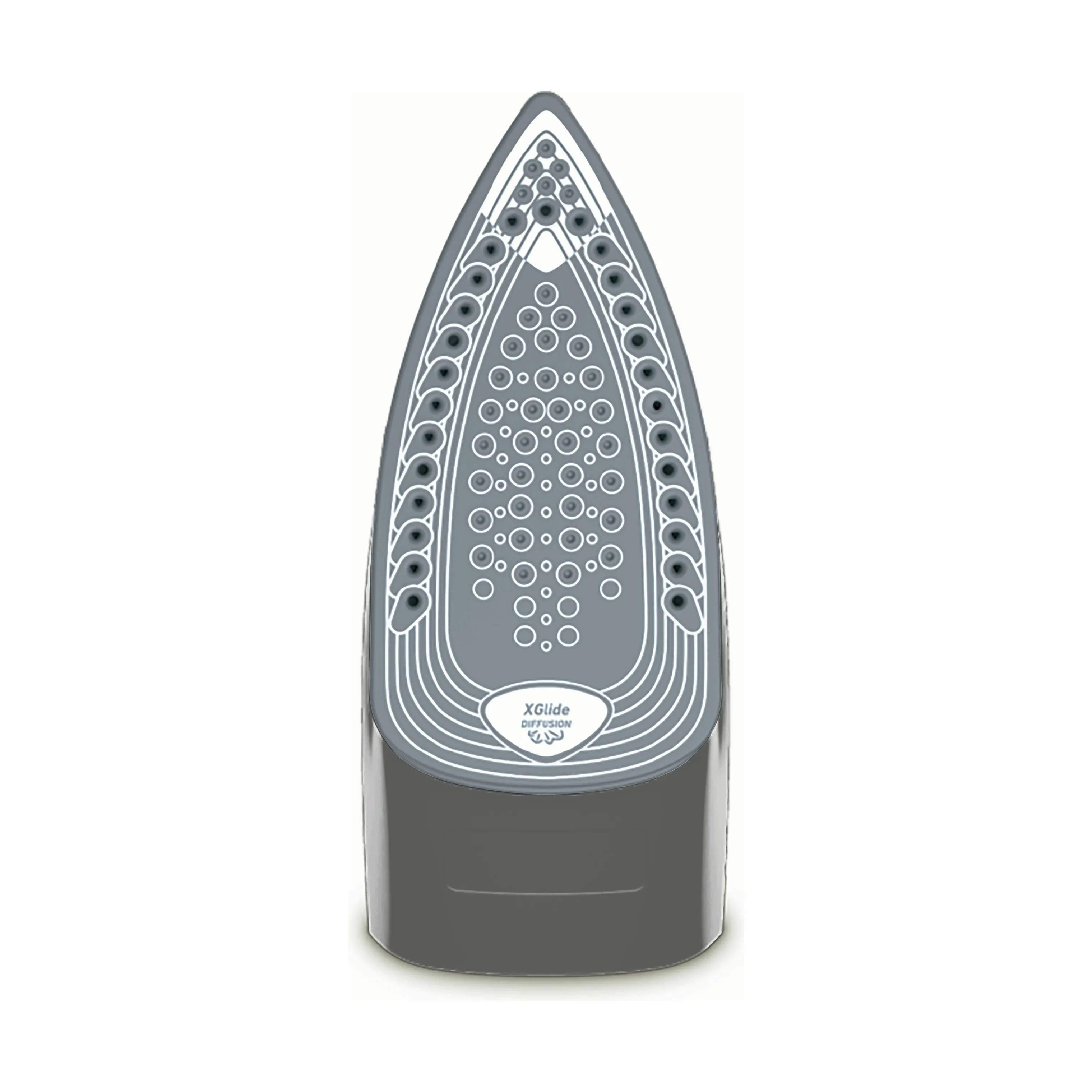 Tefal Strygejern Express Steam+ Dampstrygejern i Lilla/Grå, 18 cm, 5
