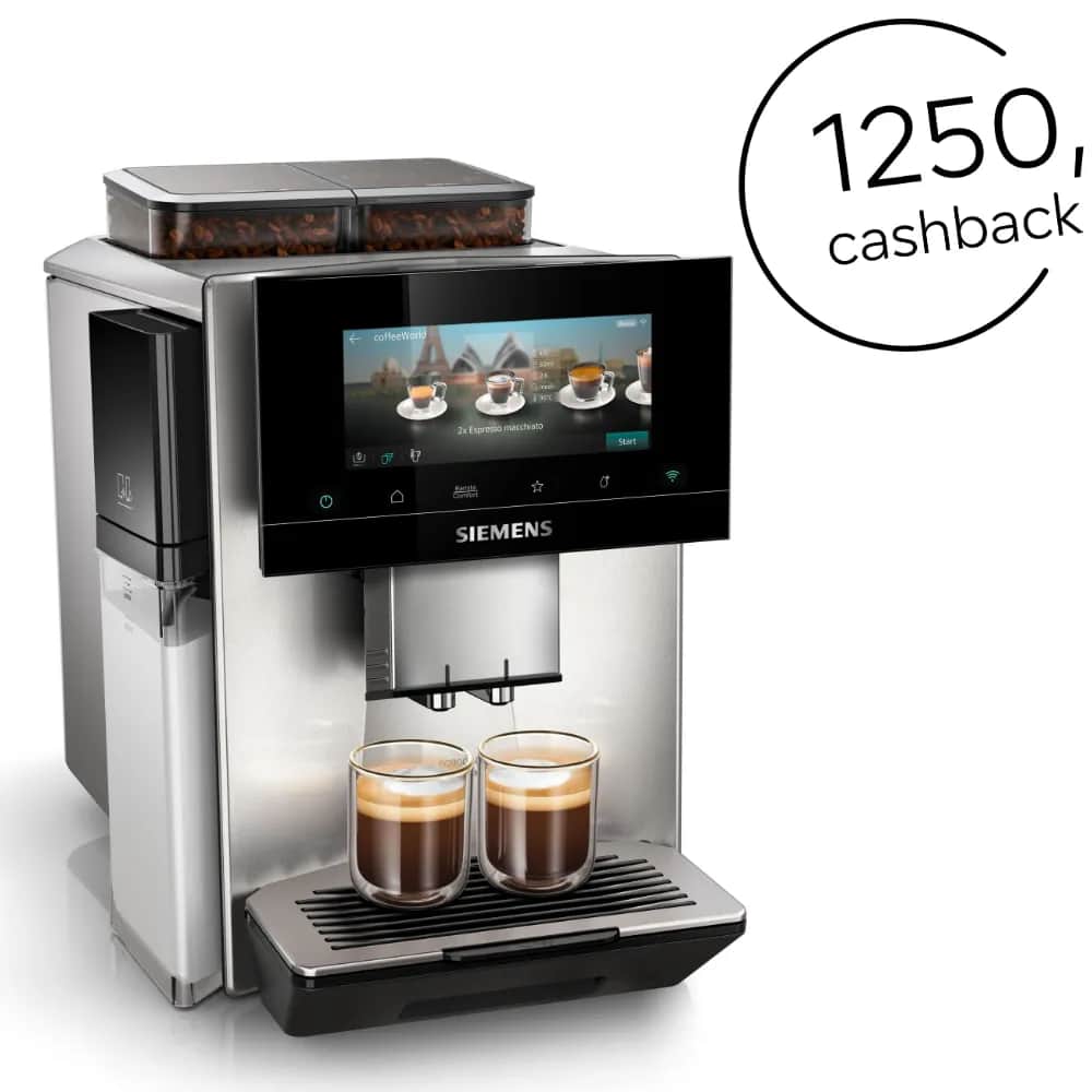 Siemens Espressomaskiner EQ900 Plus iAroma Espressomaskine i Grå, 1