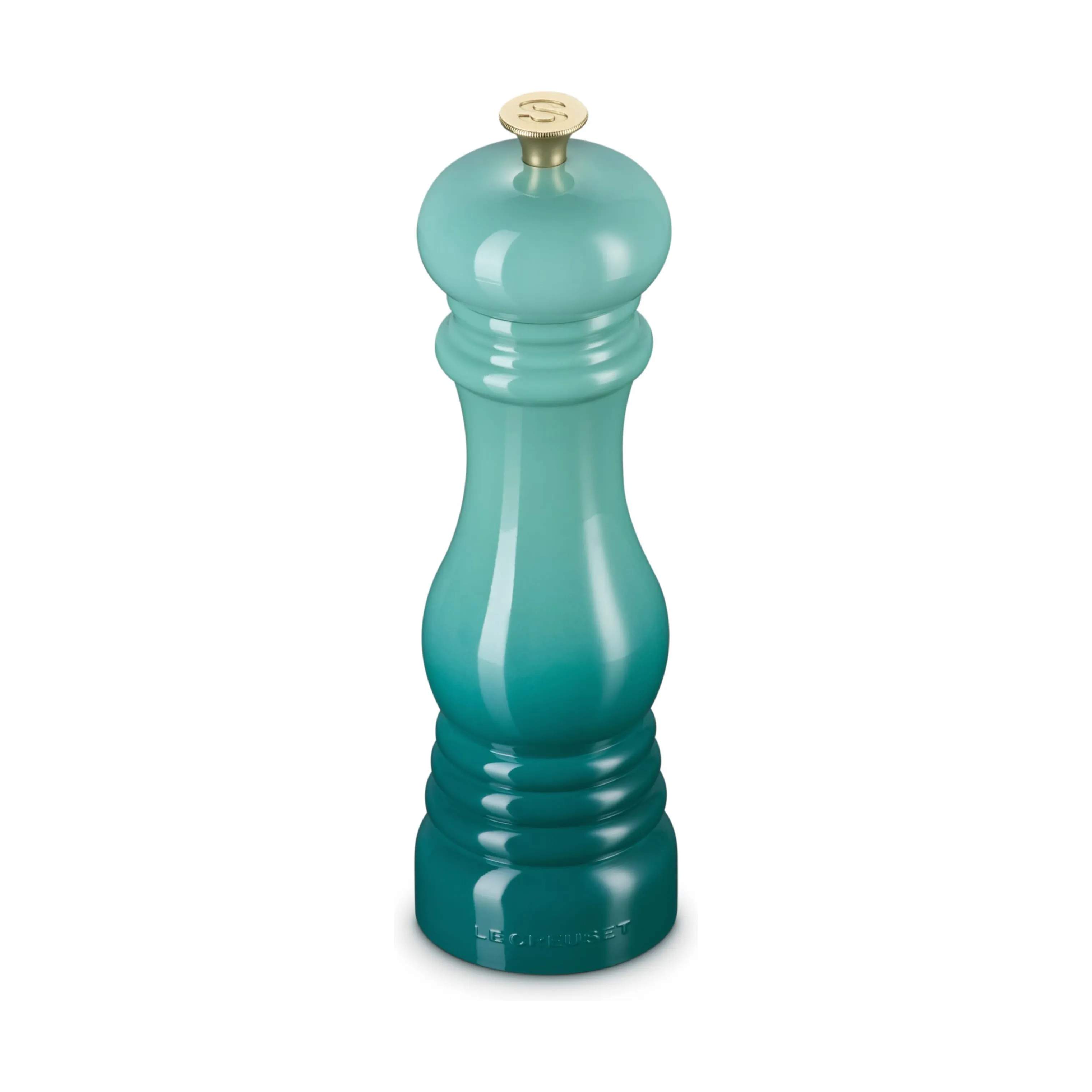 Le Creuset Saltkværne Signature Saltkværn i Bleu Riviera, 20,6 cm, 4