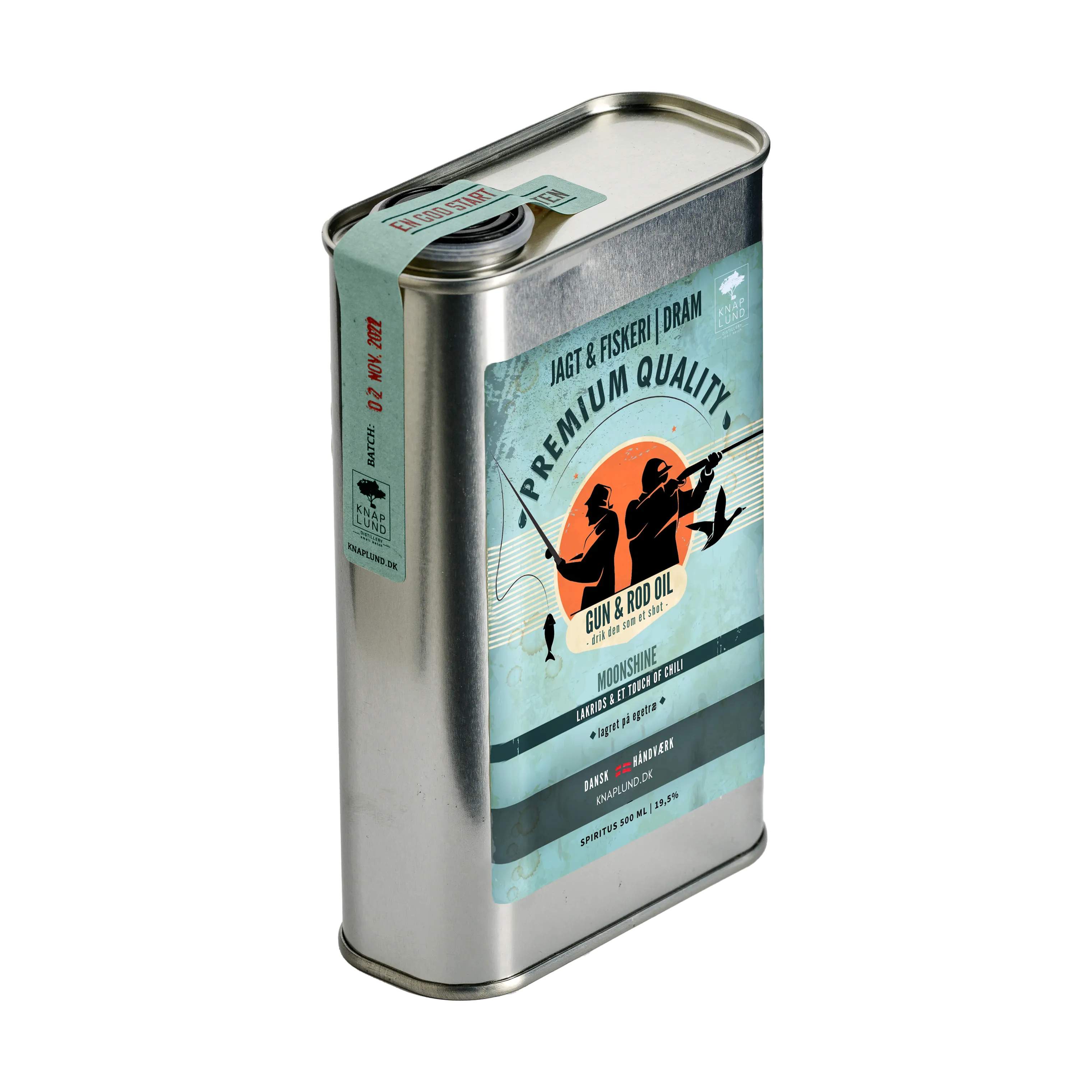 Knaplund Spiritus Moonshine - Gun & Rod i Blå, 1