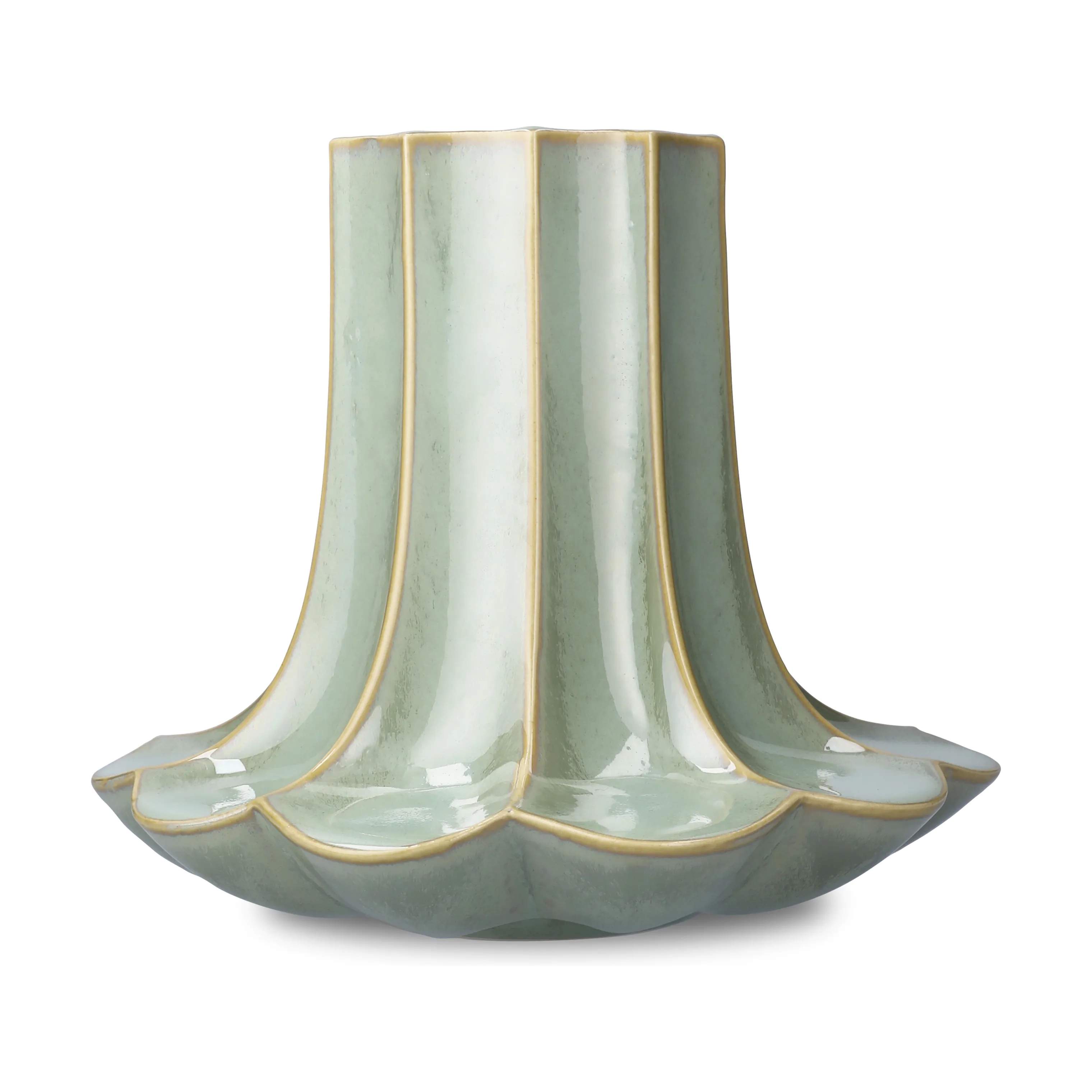 Kähler Vaser Kantarel Vase i Grøn, 1