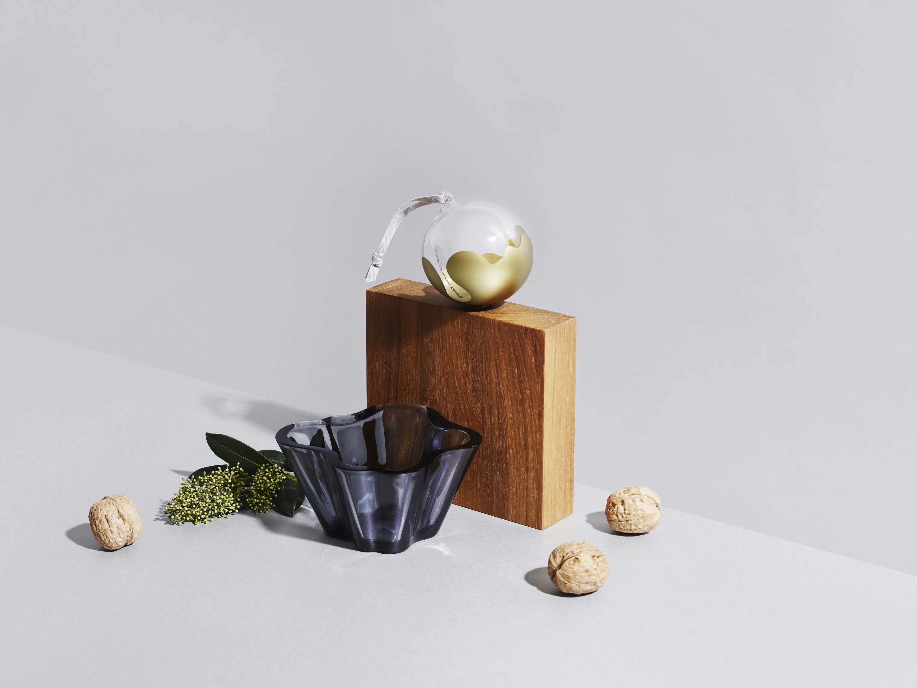 Iittala Serveringsskåle Alvar Aalto Skål i blå, 7,5 cm, 2