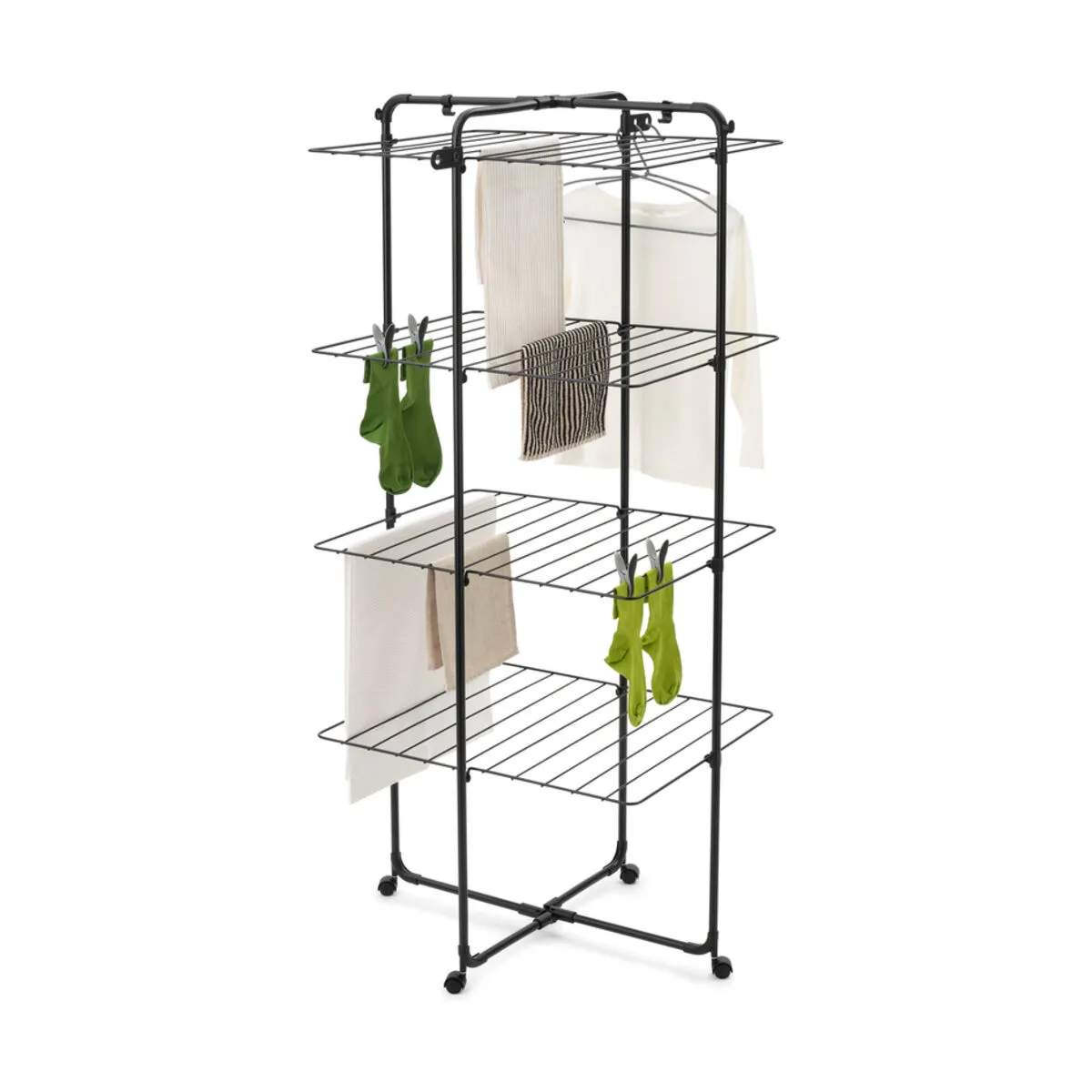 Brabantia Tørrestativer HangOn Tørrestativ i Matt Black, 30 Meter, 1