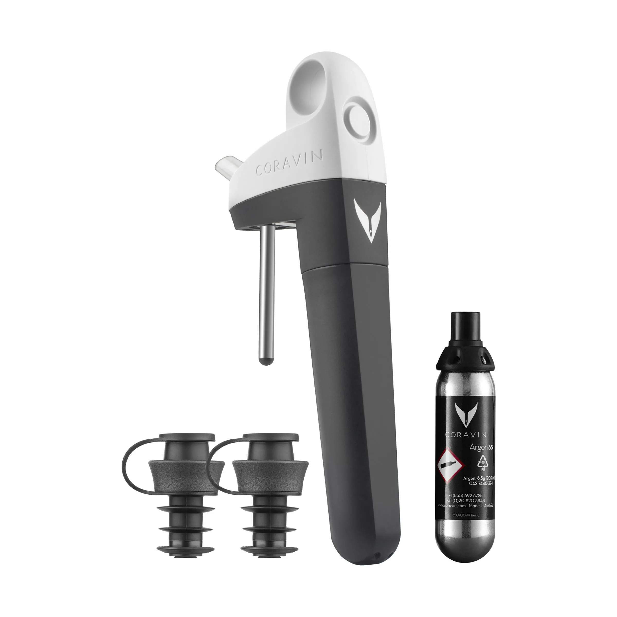 Coravin Vinpumper PIVOT+ Pivot Vinbevaringssystem i Grå, 1