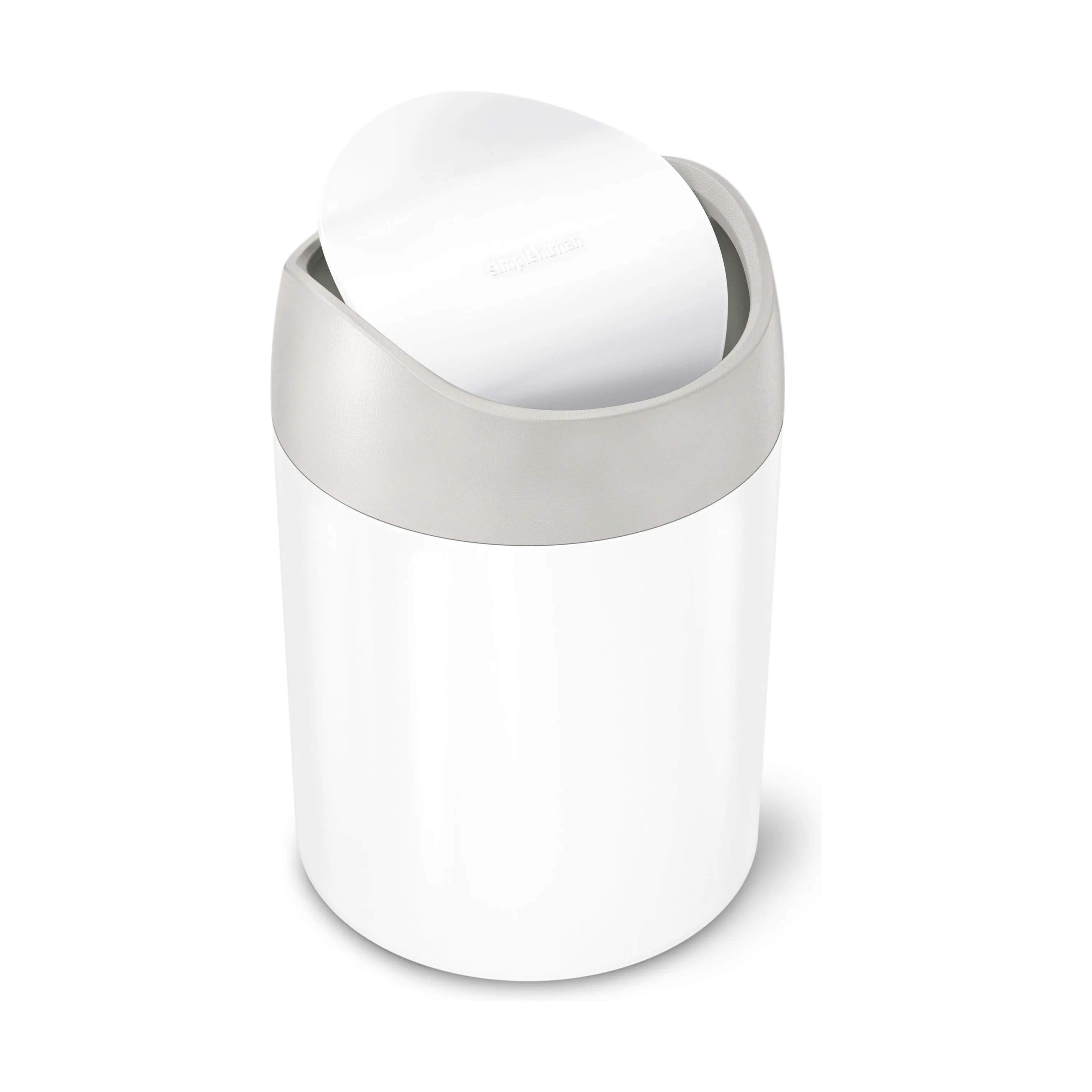 Simplehuman Spande uden pedal Mini Spand i Hvid, 1
